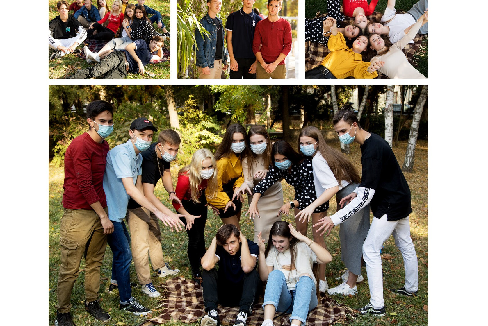 Индивидуальный макет школьного выпускного альбома