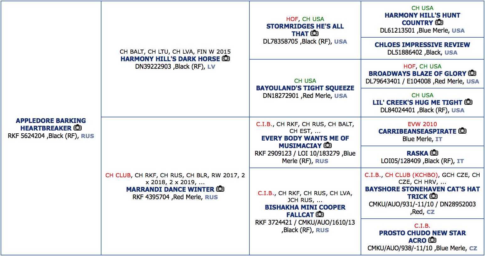 ХАРТ. Питомник австралийских овчарок «APPLEDORE»