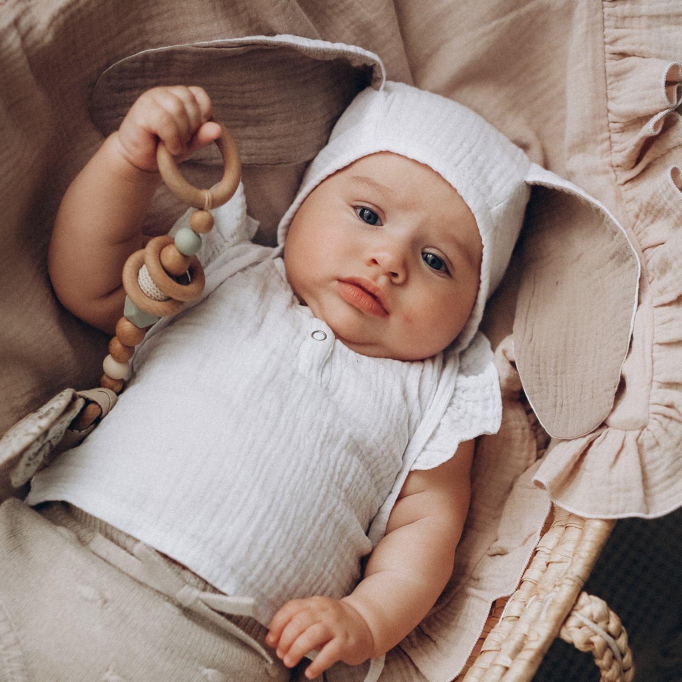 N-061 Блузка с крылышками 74. Эко-одежда для детей