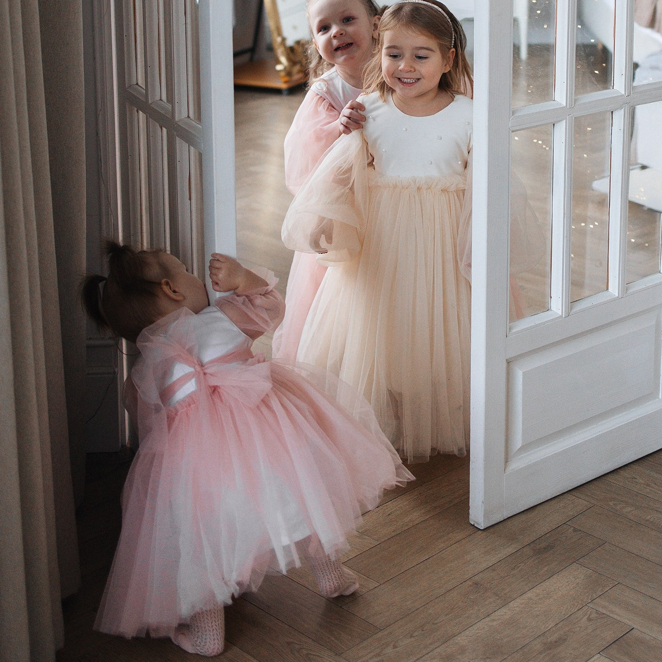 070 Платье пышное. Эко-одежда для детей