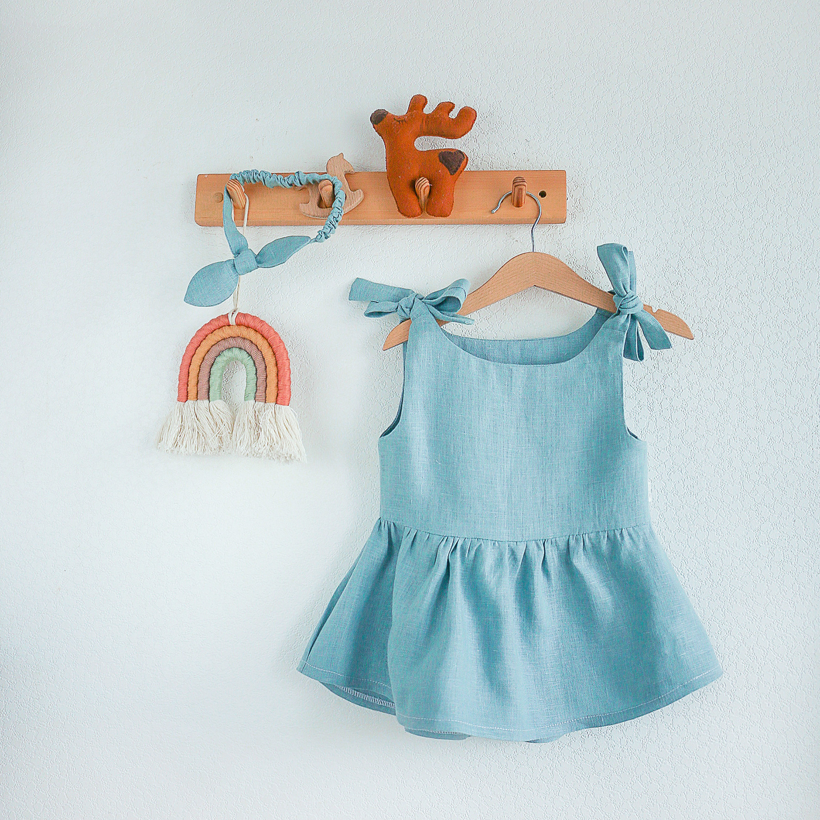 043 Топ с баской. Эко-одежда для детей