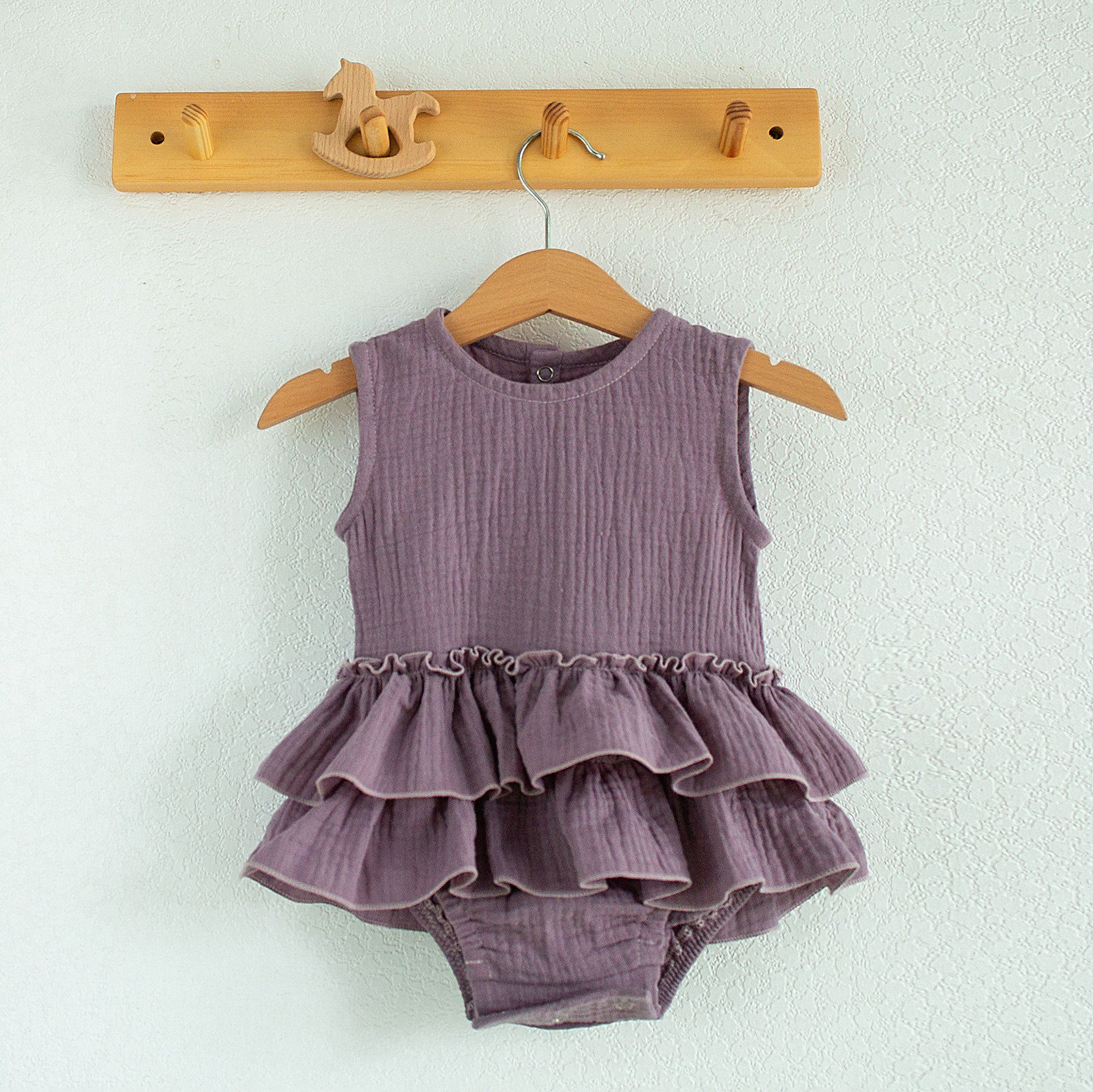 011 Боди с воланами. Эко-одежда для детей