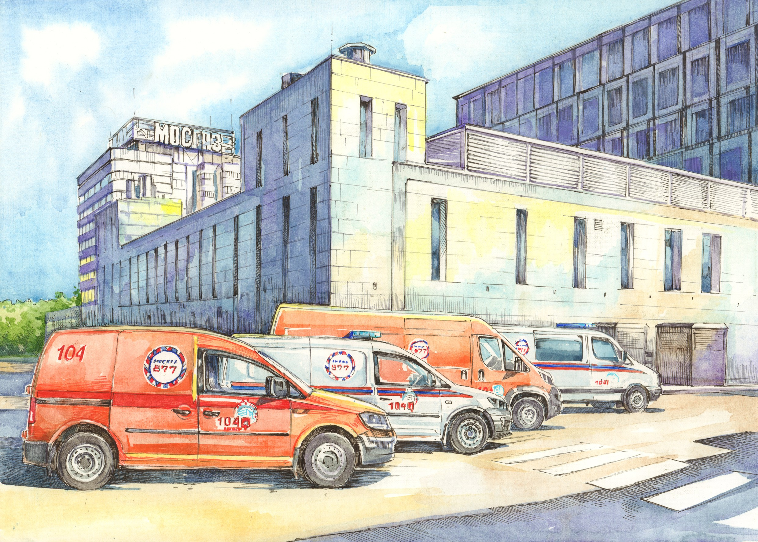 Оригиналы работ в продаже. Художник Александр Петрунин