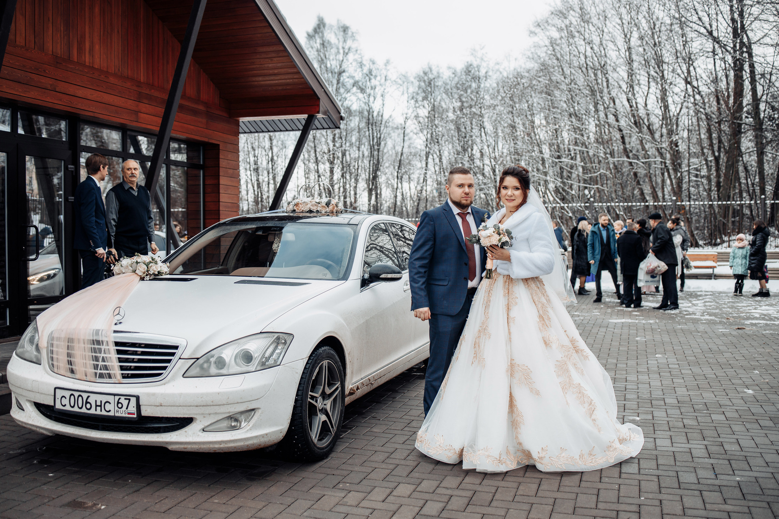 Свадьба зимой Смоленск. Свадебный фотограф Вашкевич Денис