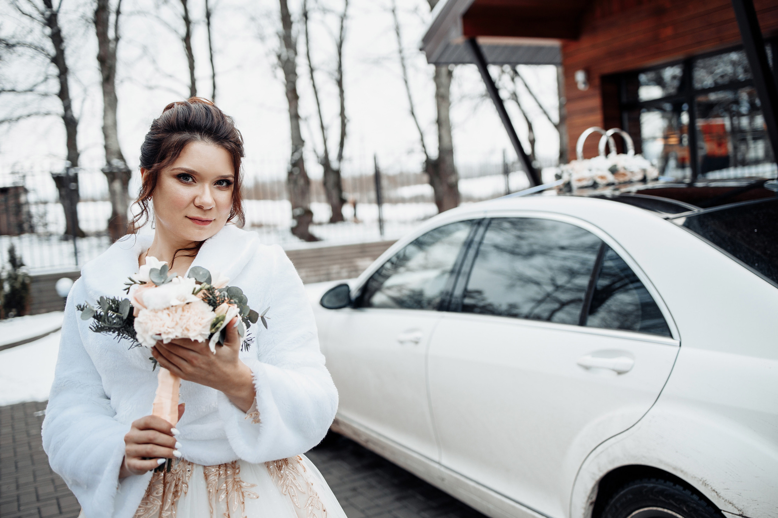 Свадьба зимой Смоленск. Свадебный фотограф Вашкевич Денис