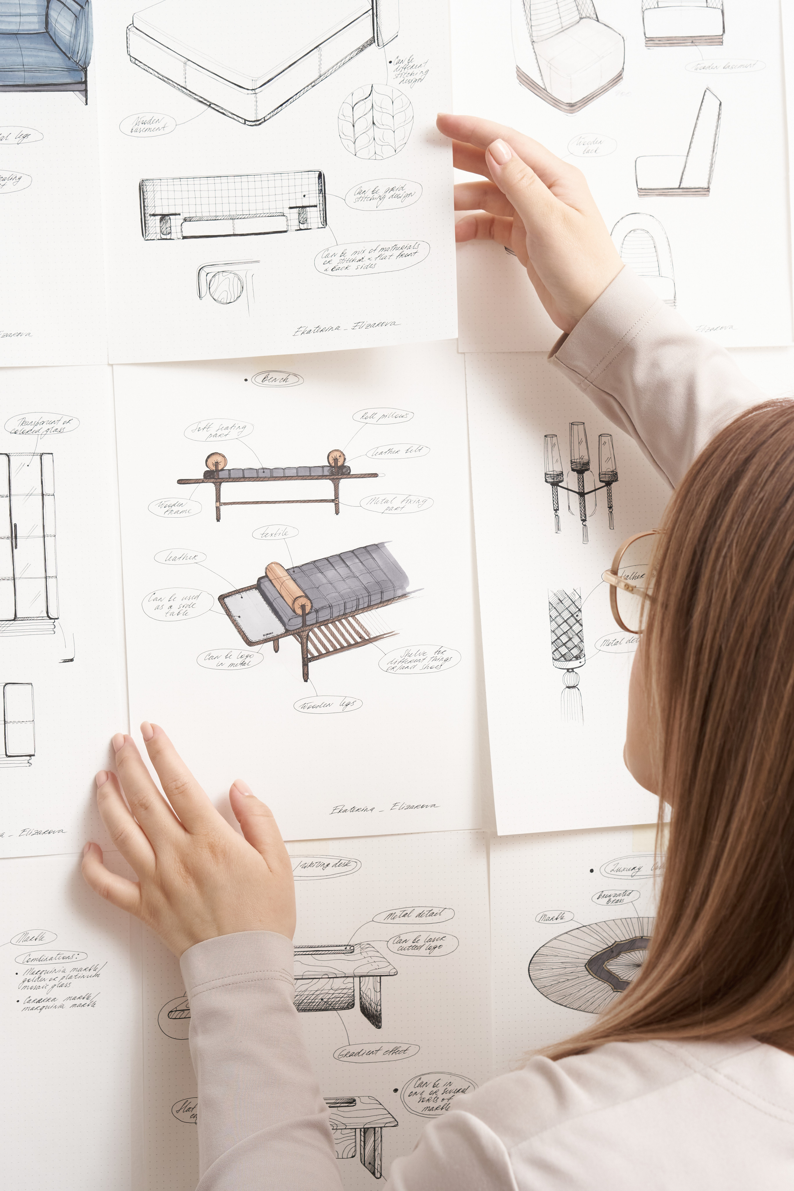 SKETCHES. Elizarova Design Studio