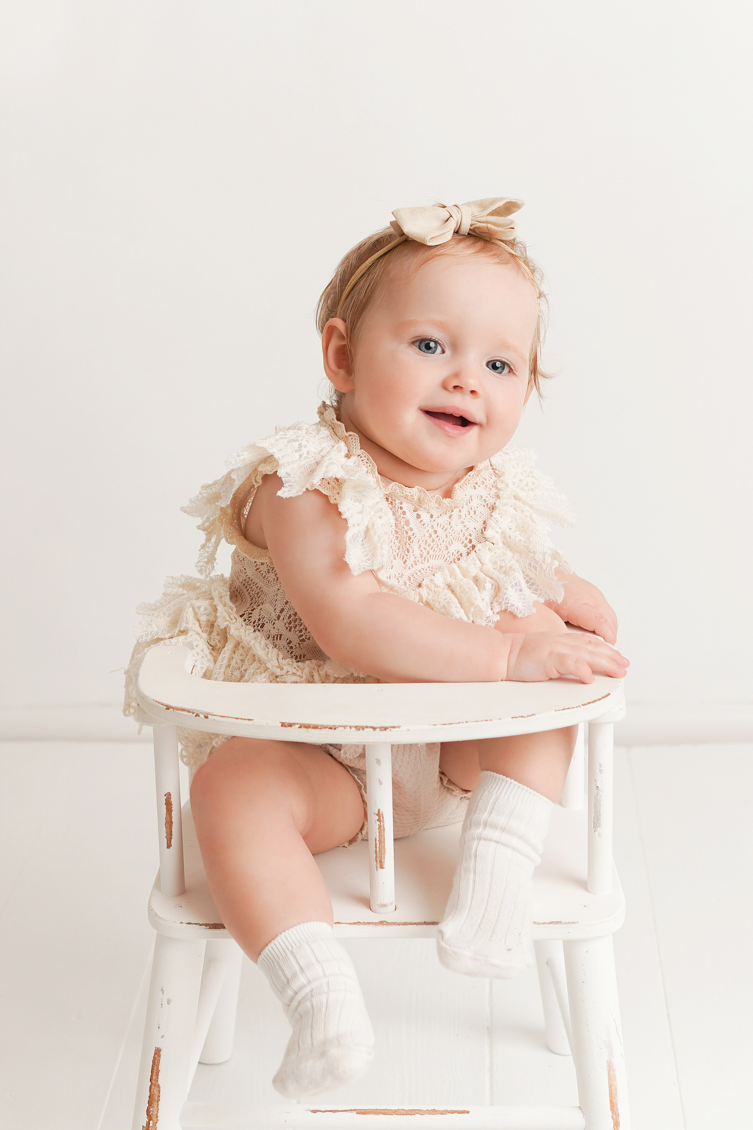 Малышка с родителями приехала ко мне на фотосессию «Первый годик».