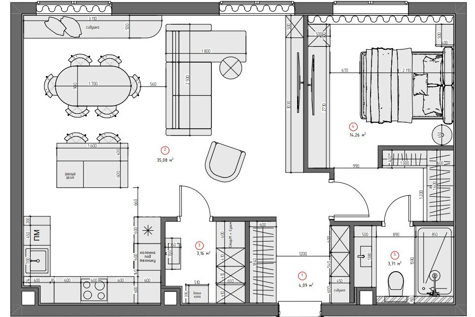 Этапы работы. Дизайнер интерьера в Москве Туринова Мария