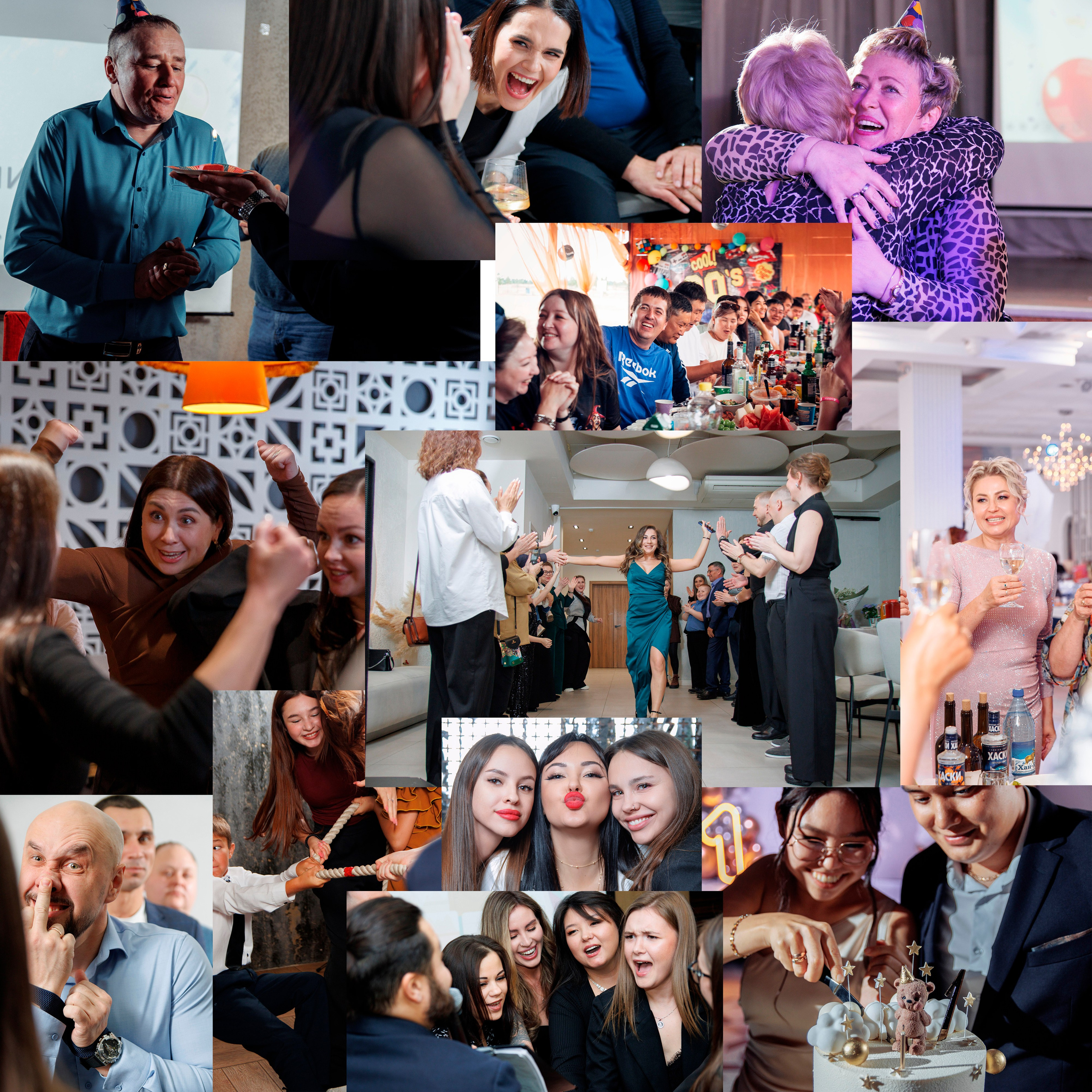 Коллаж фотосессий с разных мероприятий