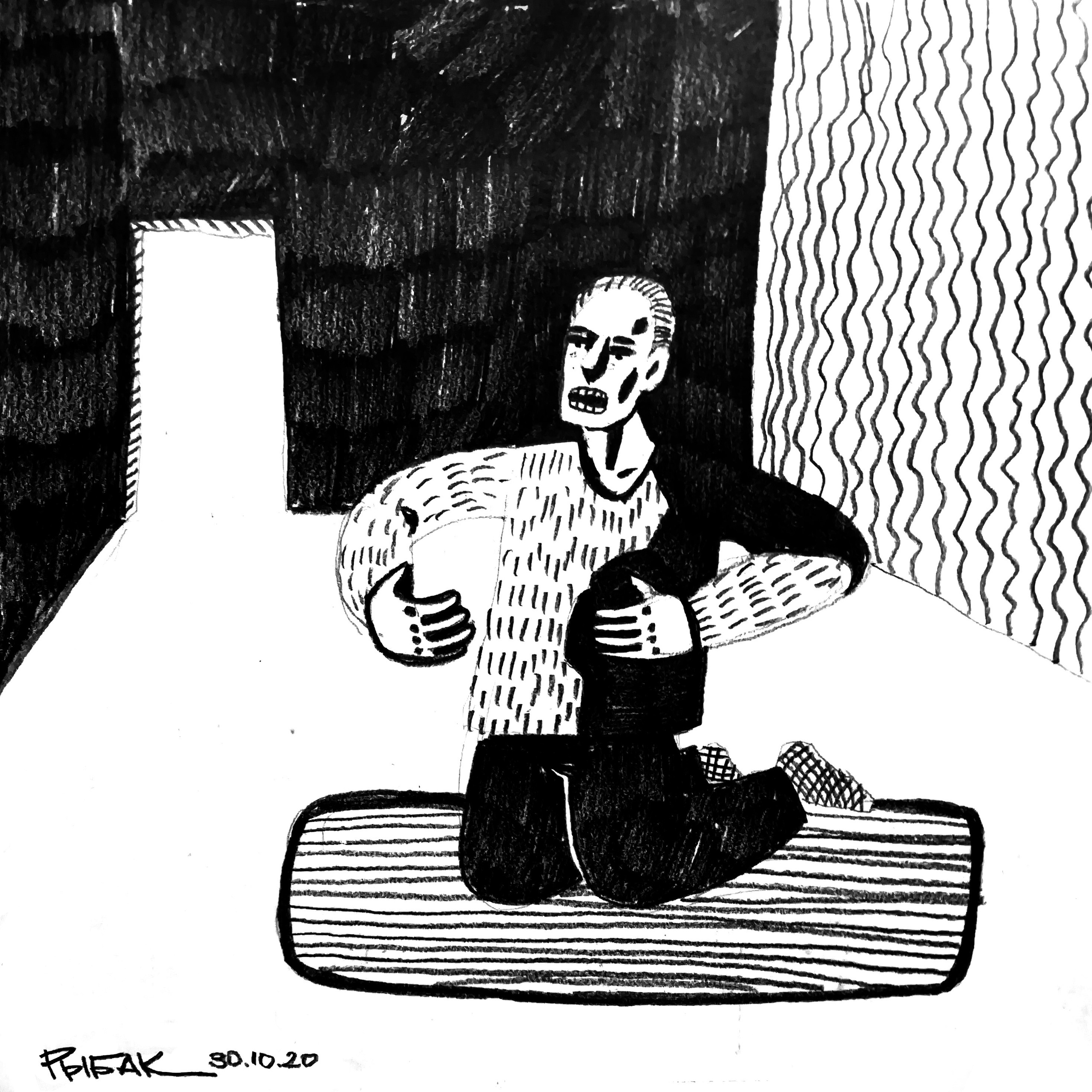 Серия Давай ты будешь. Художник Рыбак Николай