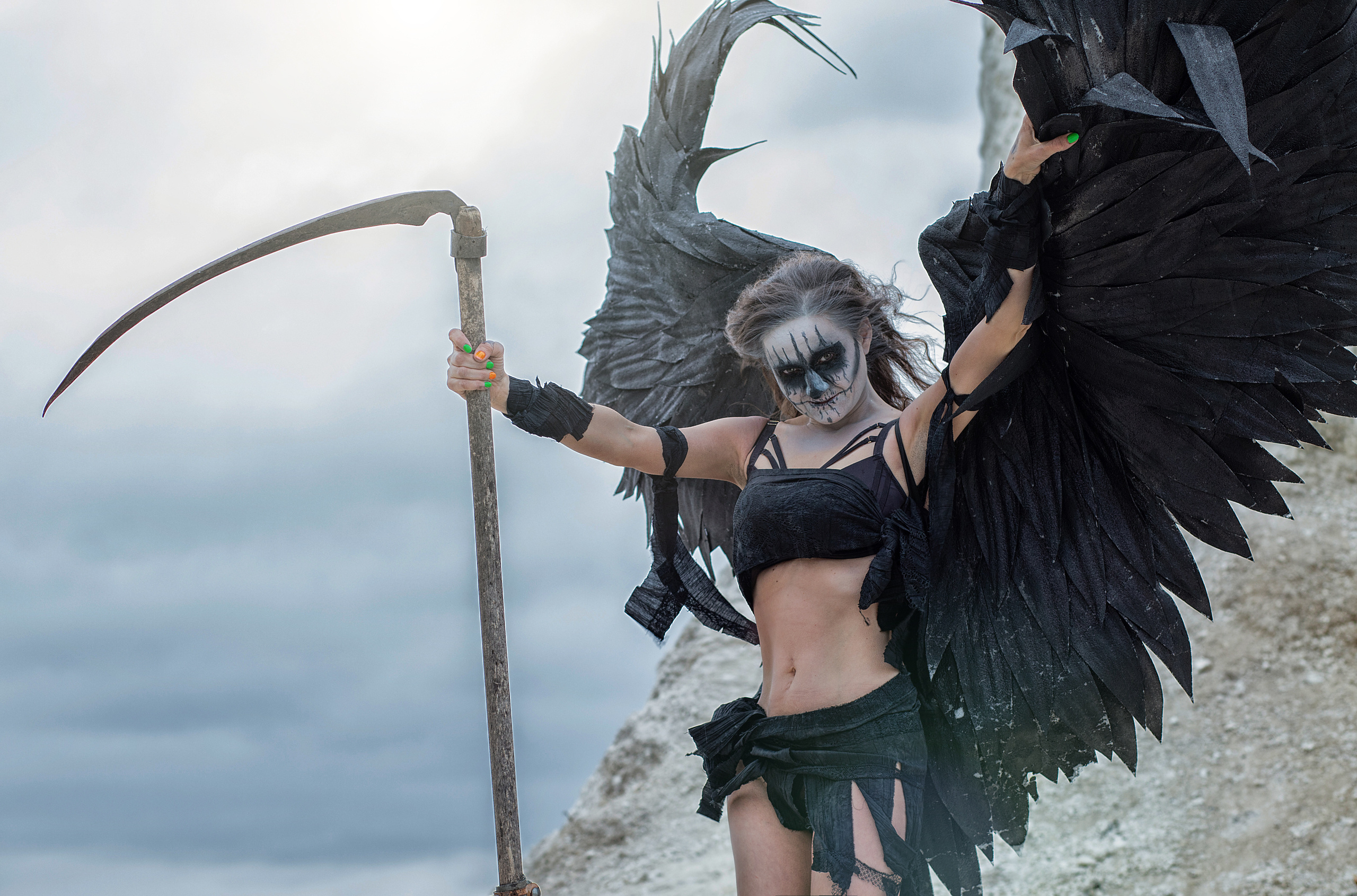 Ангел смерти.Фото сессия на горах. Фотограф Тамара Нижельская Воронеж