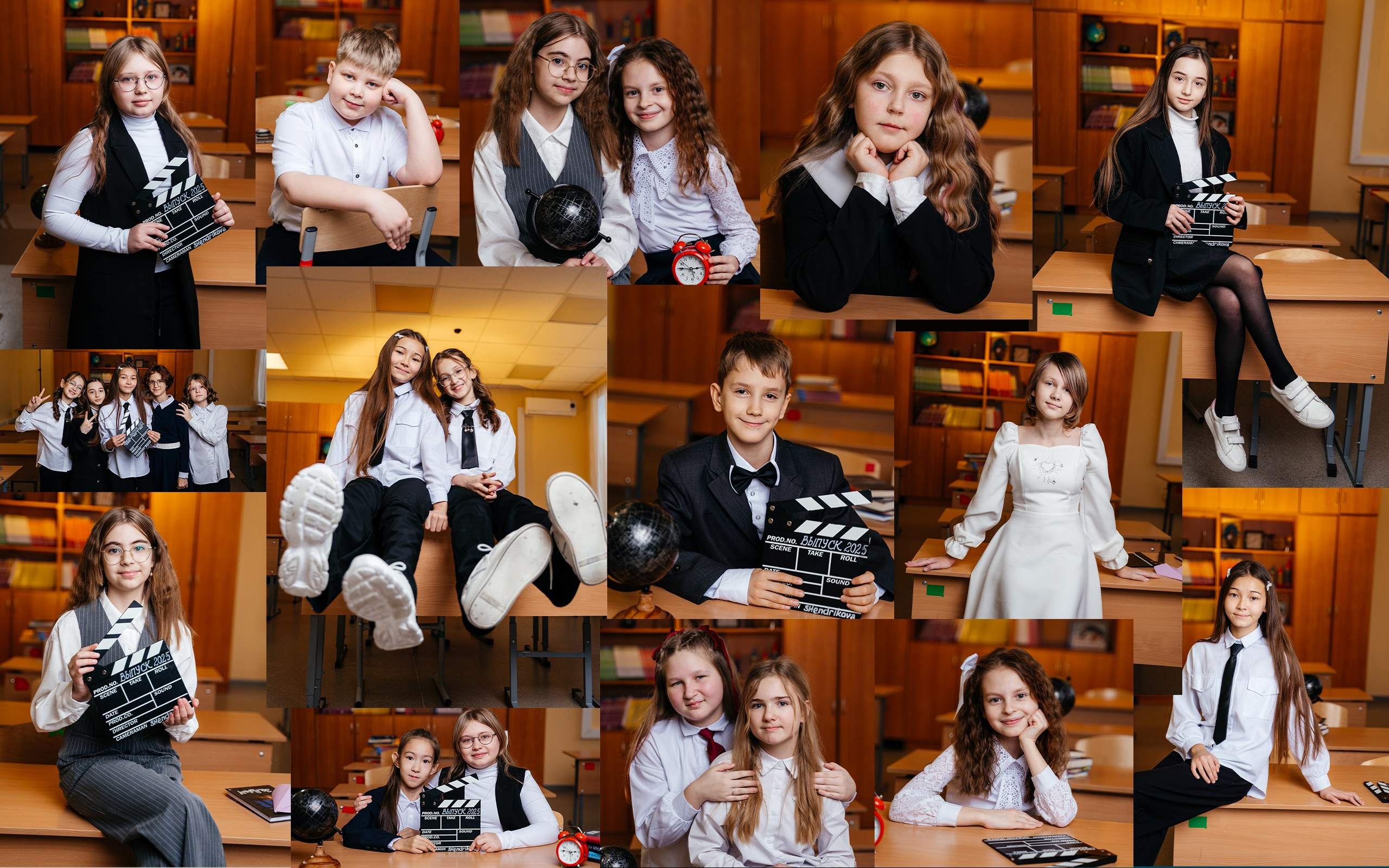 Выпускные фотокниги для 1-4 классов. Семейный, детский и школьный фотограф в Надыме Анастасия Шендрикова