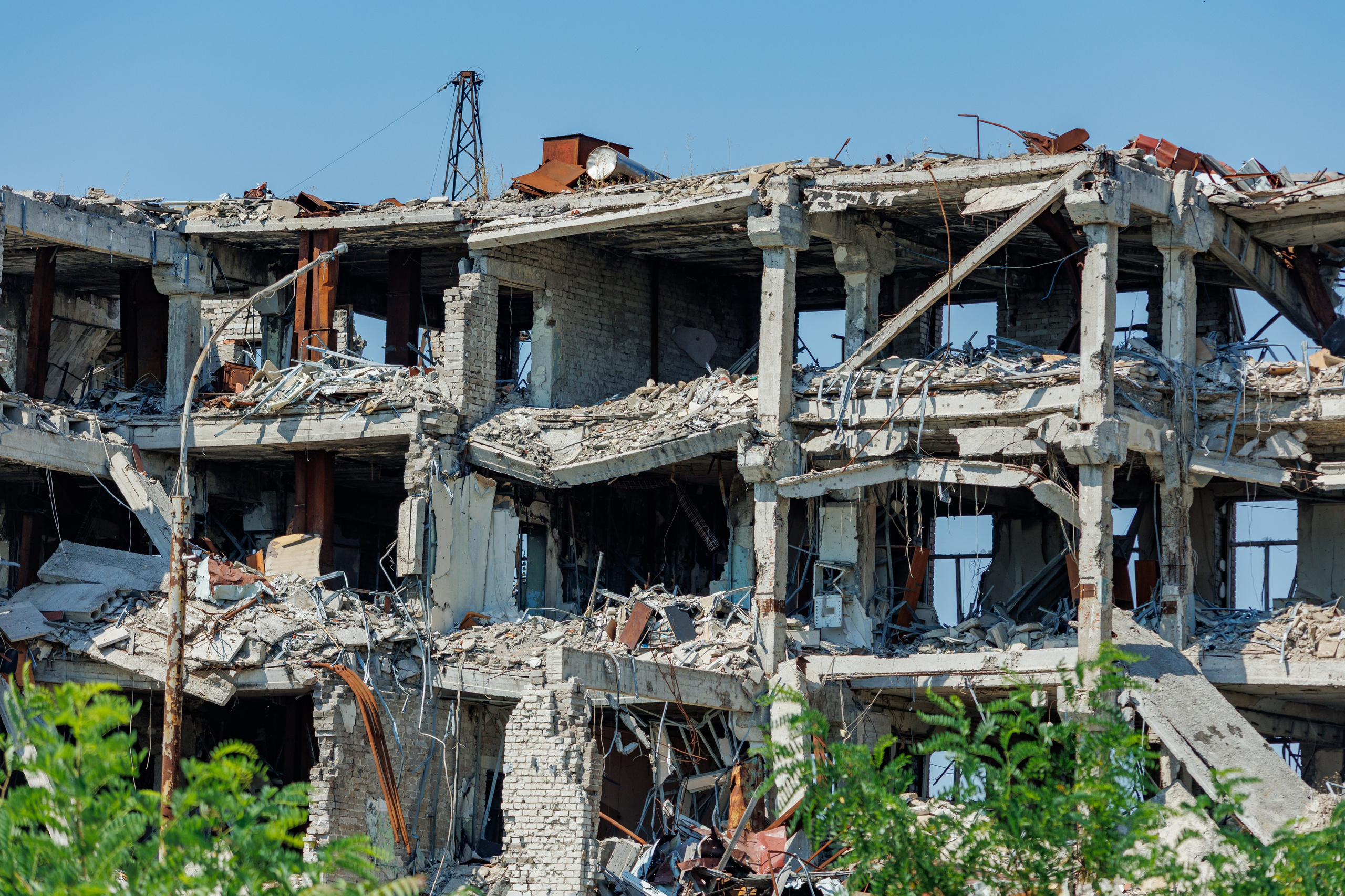 Мариуполь 2025 год, разрушенные здания