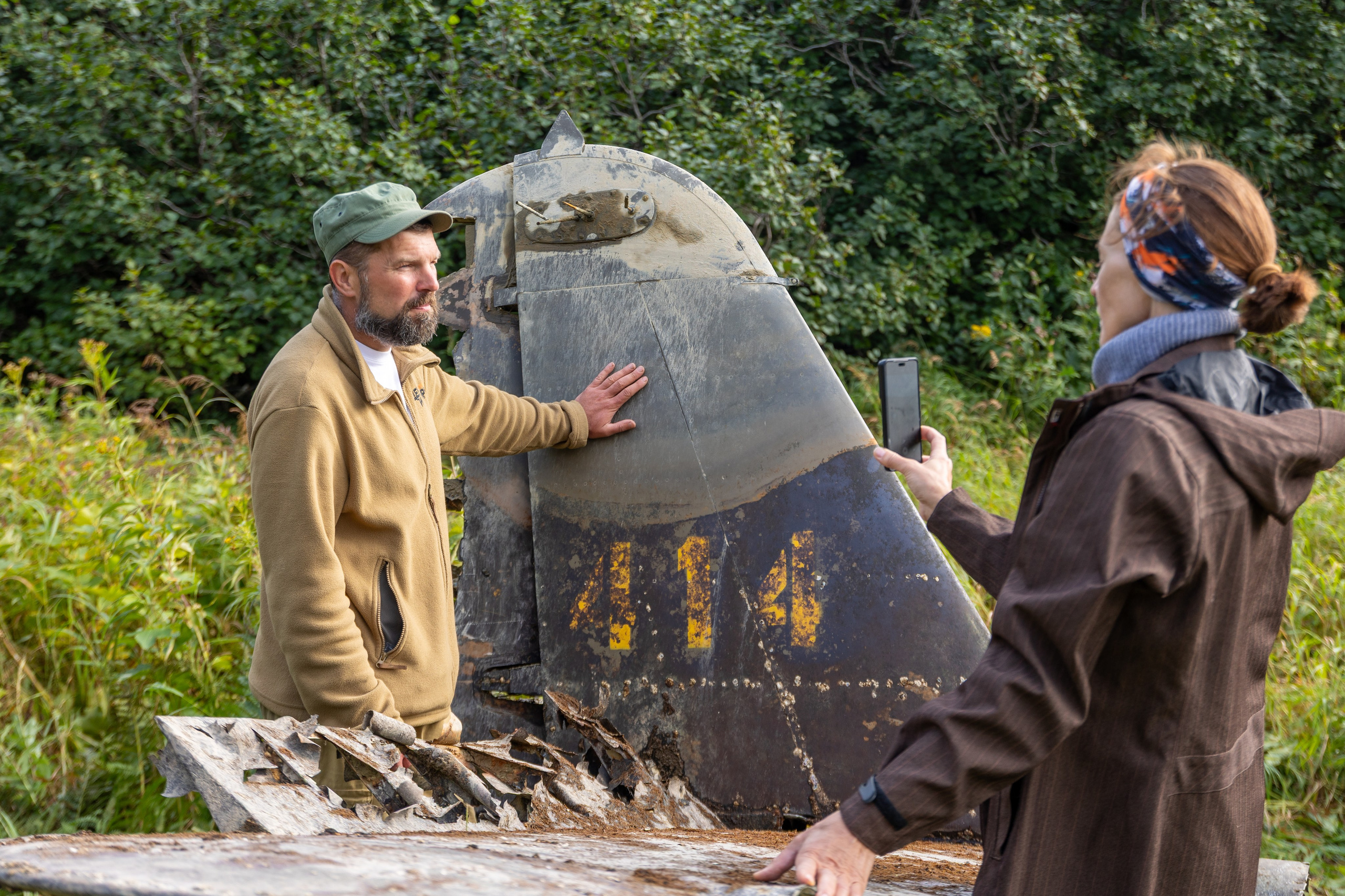 Экспедиция РГО на Камчатку по подъему истребителя Кингкобра Р-63, озеро Витаминное