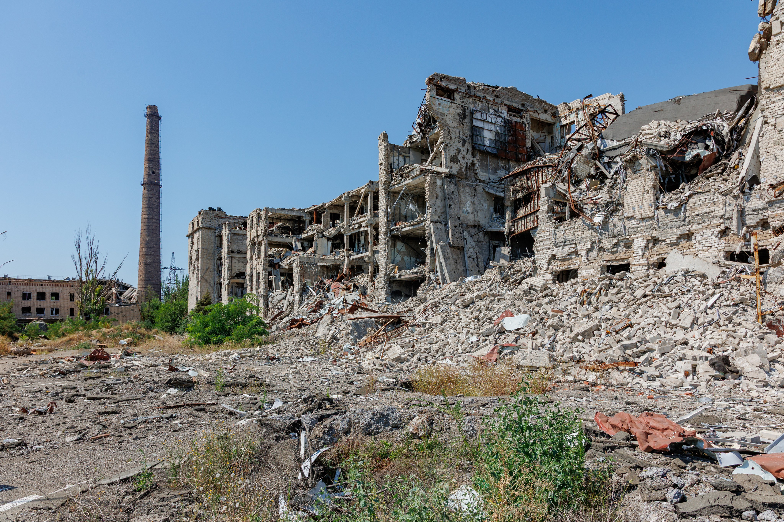 Мариуполь 2025 год, разрушенные здания