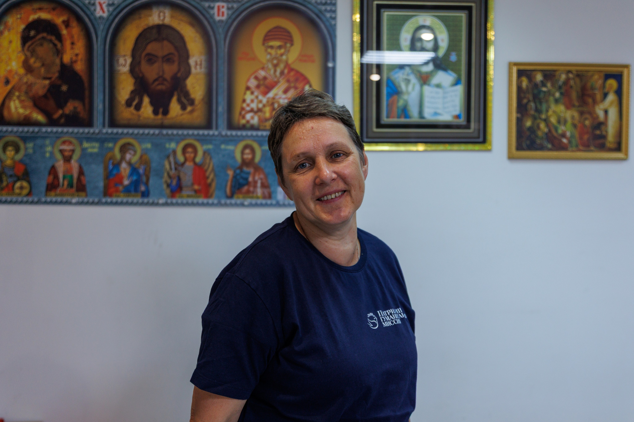 Волонтеры синодального отдела русской православной церкви в Мариуполе