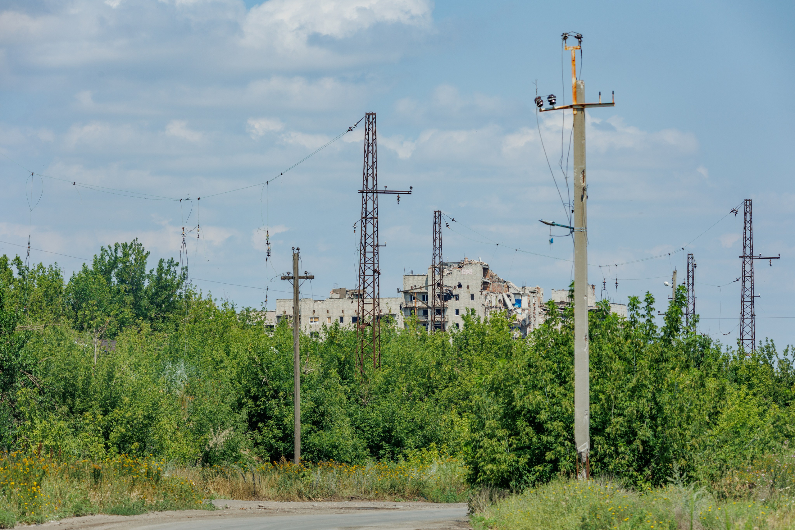 Авдеевка, разрушенный дом