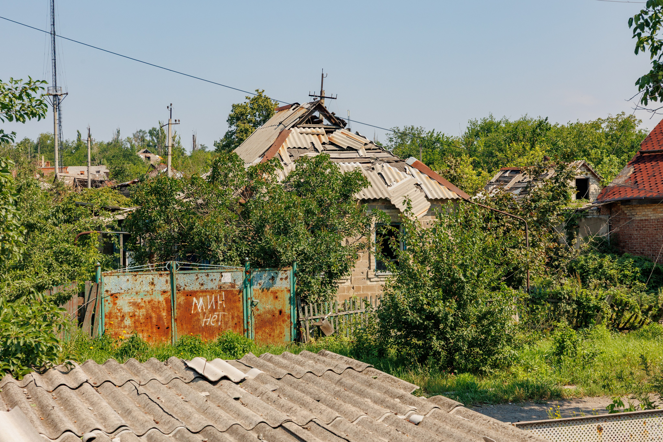Авдеевка, разрушенные дома