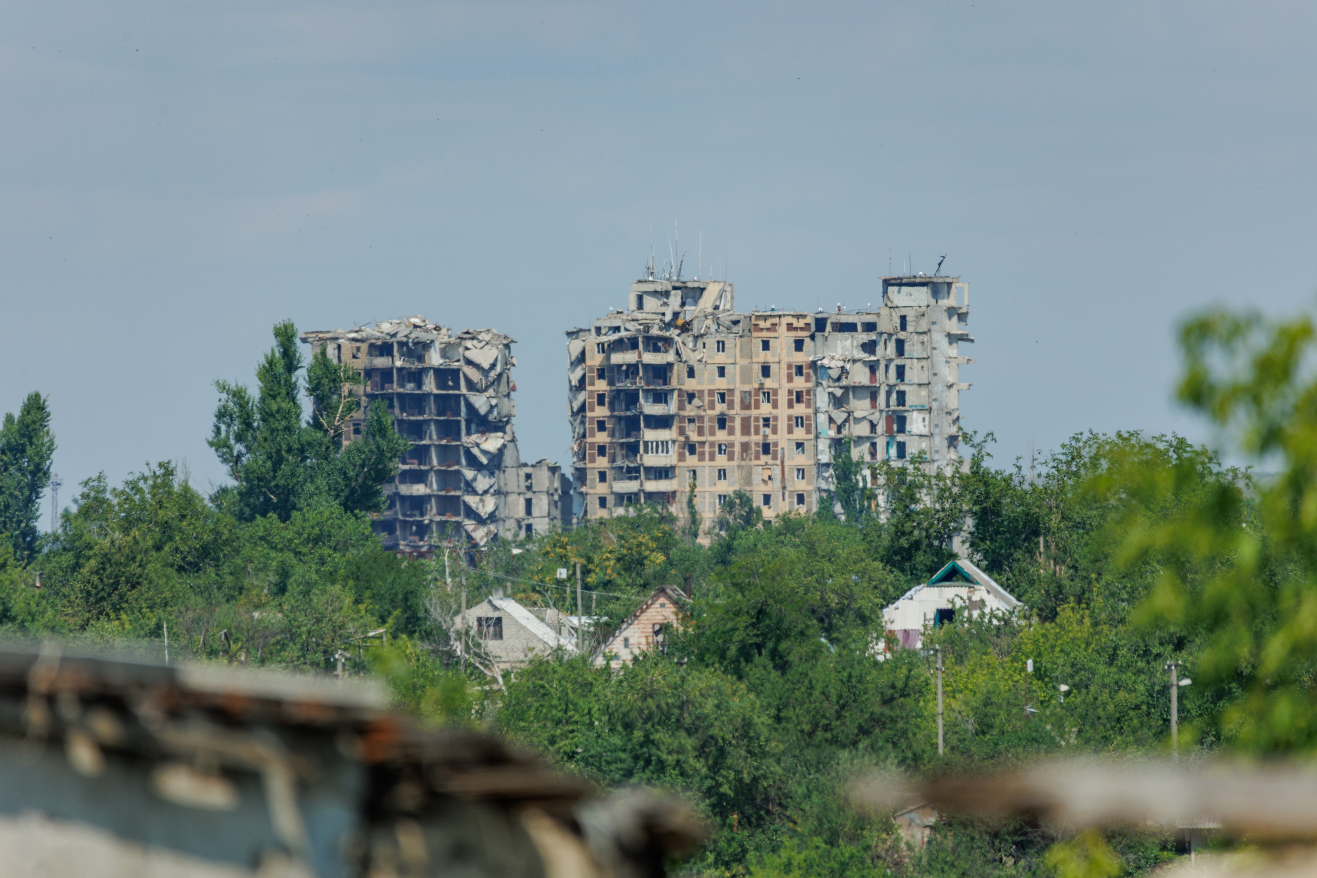 Авдеевка, следы войны