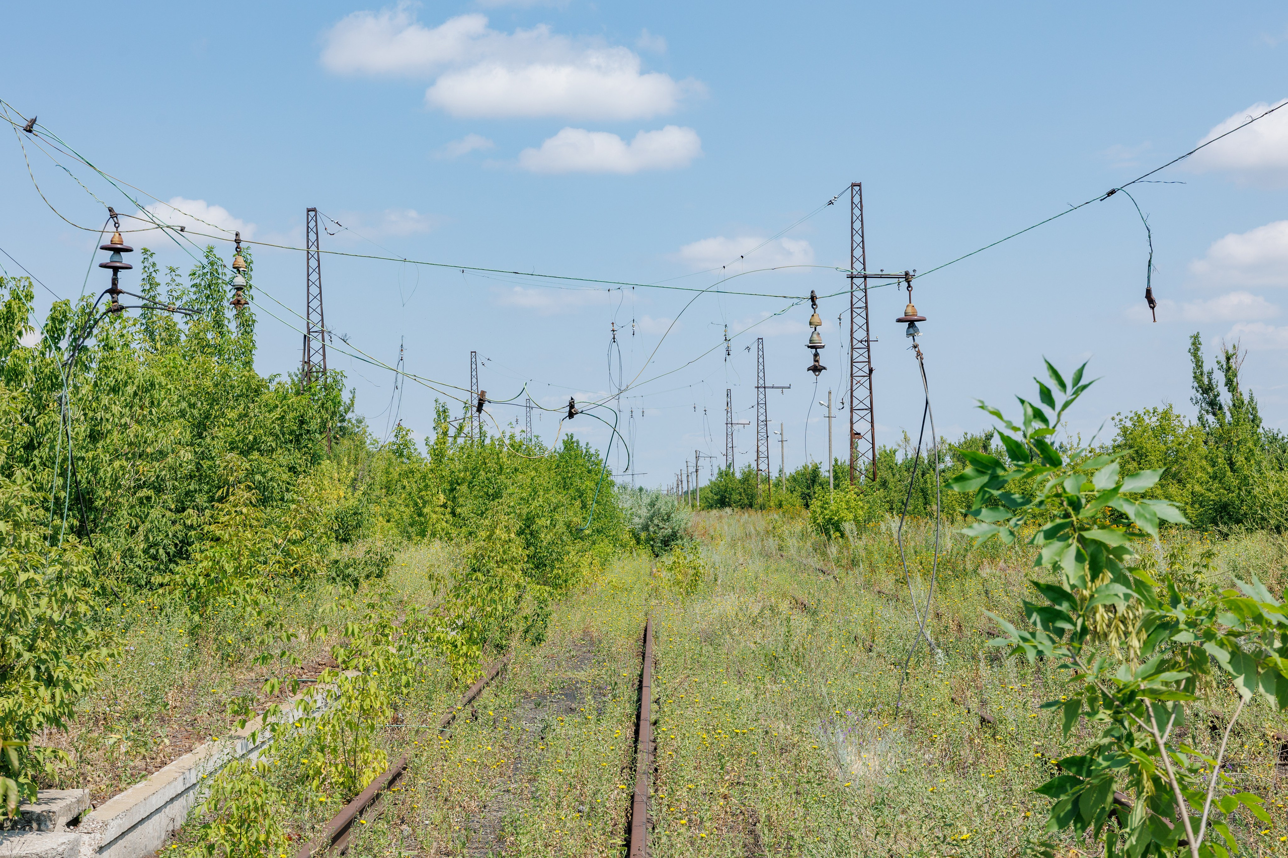 Авдеевка, железнодорожные пути