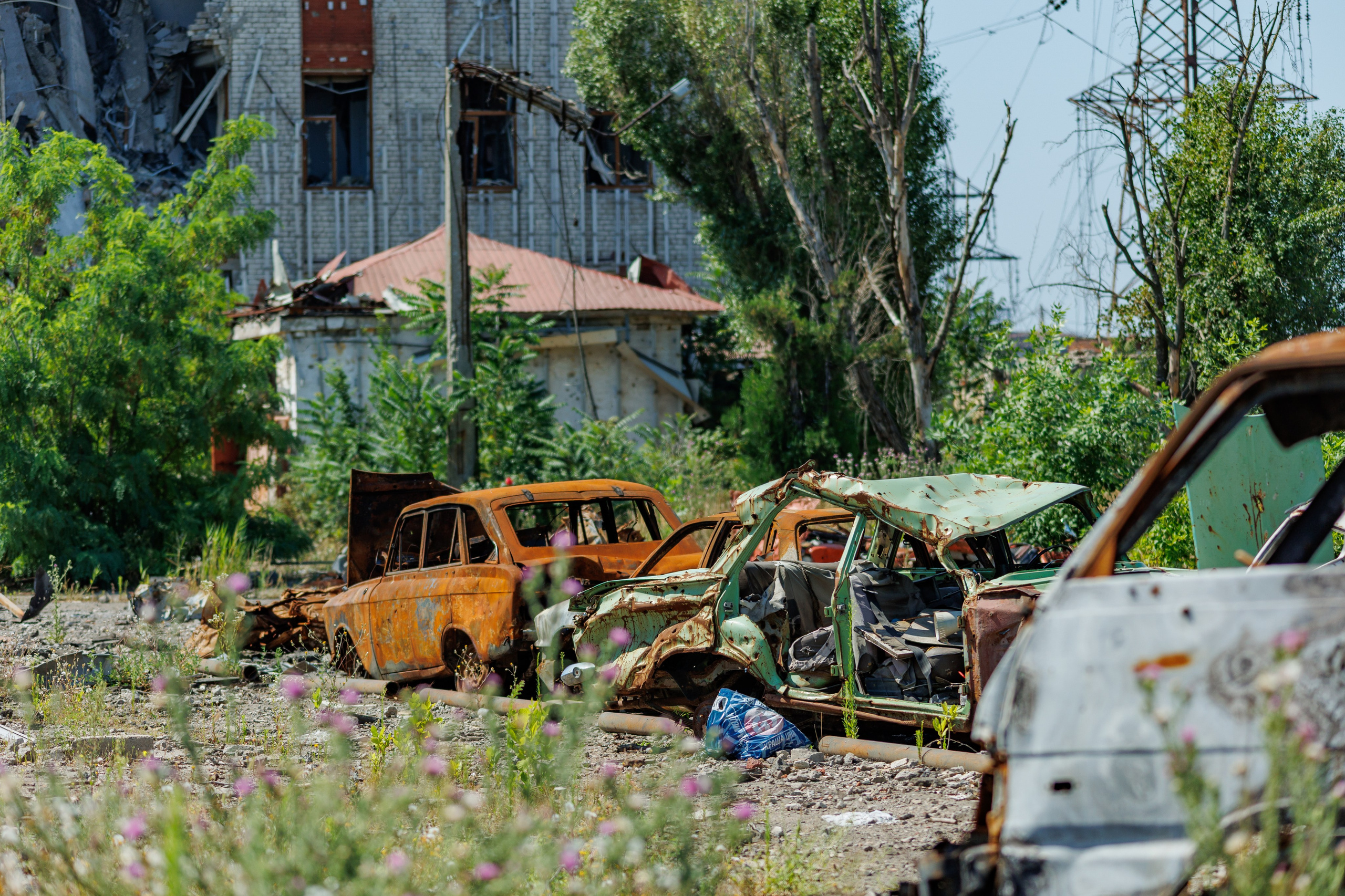 Мариуполь 2025 год, разрушенные здания