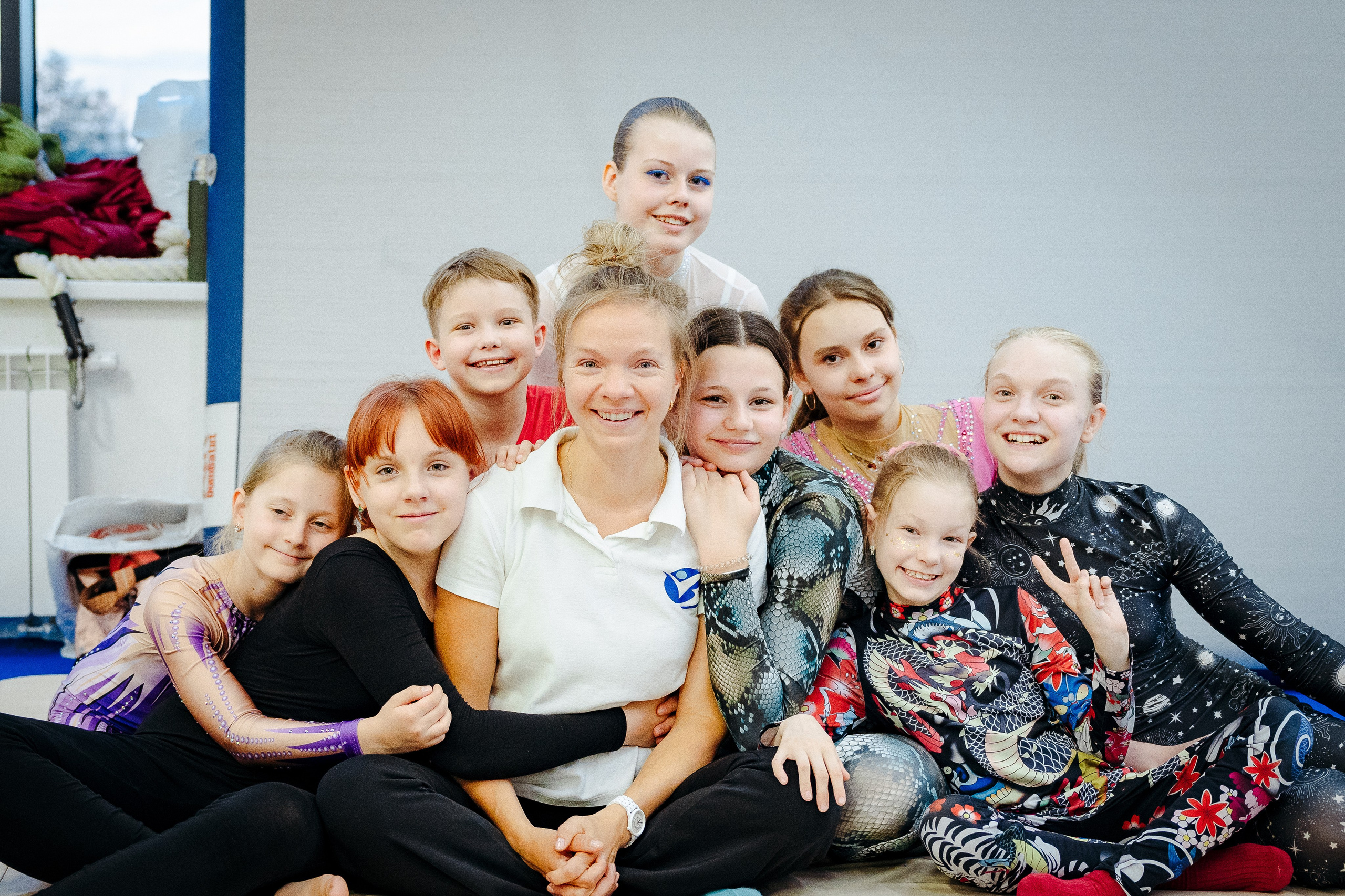 Открытый урок по воздушной гимнастике. Портретный и семейный фотограф в Москве/Видное