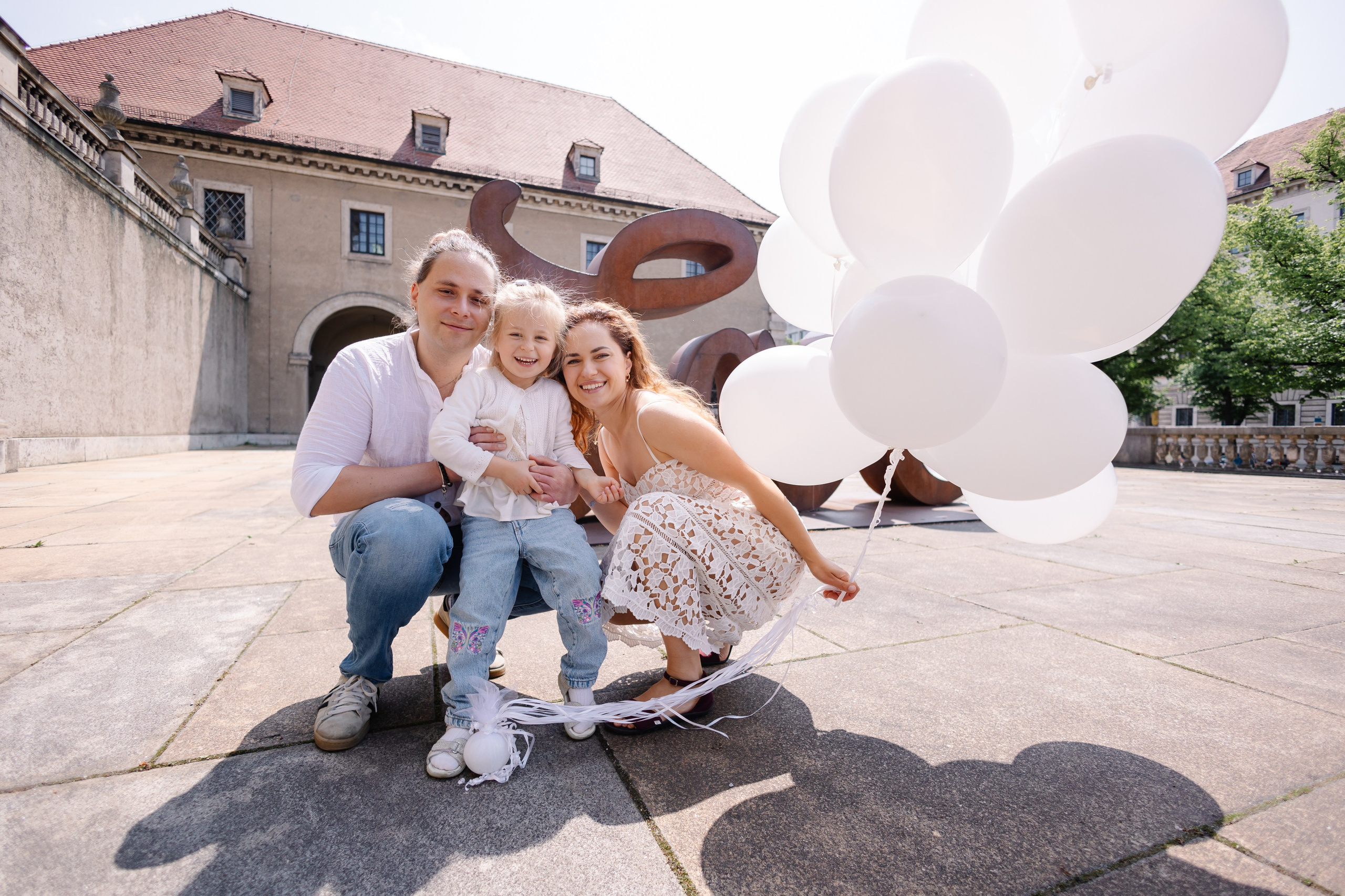 Sommerromantik im Herzen Münchens. Fotominis. Семейный фотограф в Мюнхене Даша Антипина