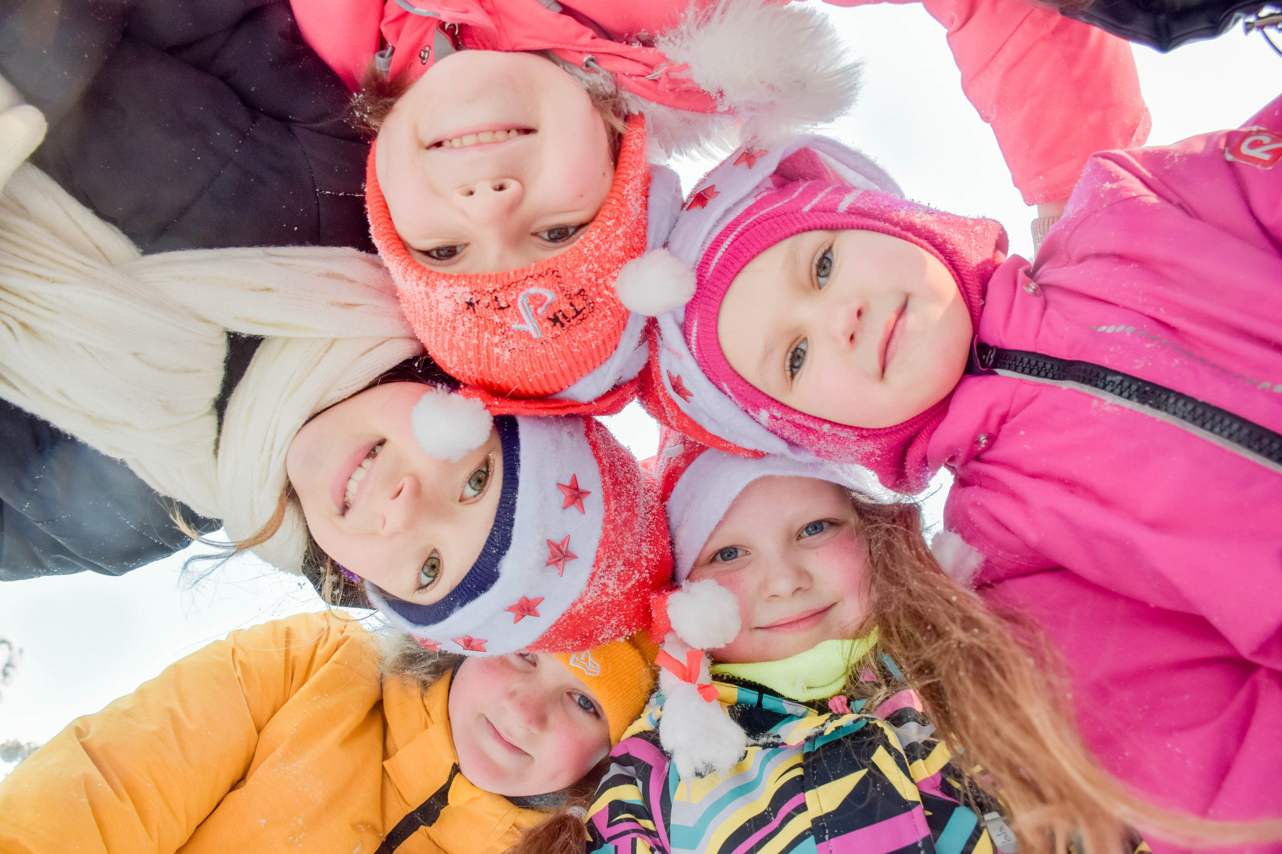 Зимняя фотосессия в детском лагере