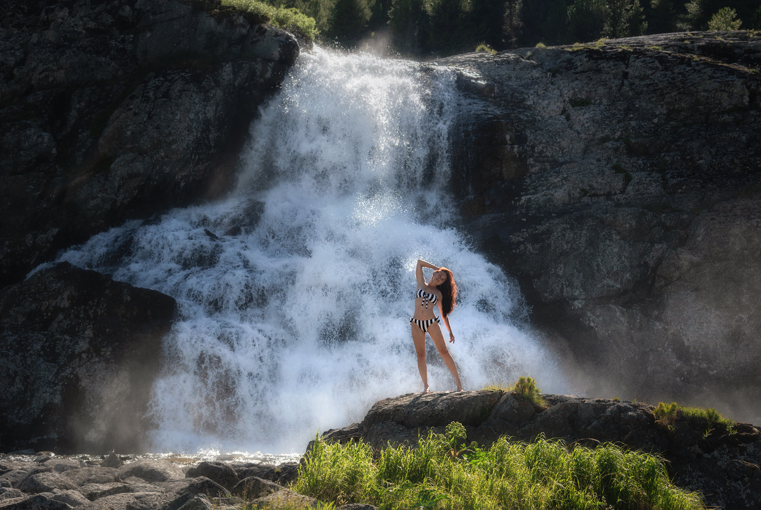 Ущелье водопадов. Профессиональный пейзажный фотограф Алёна Рубан