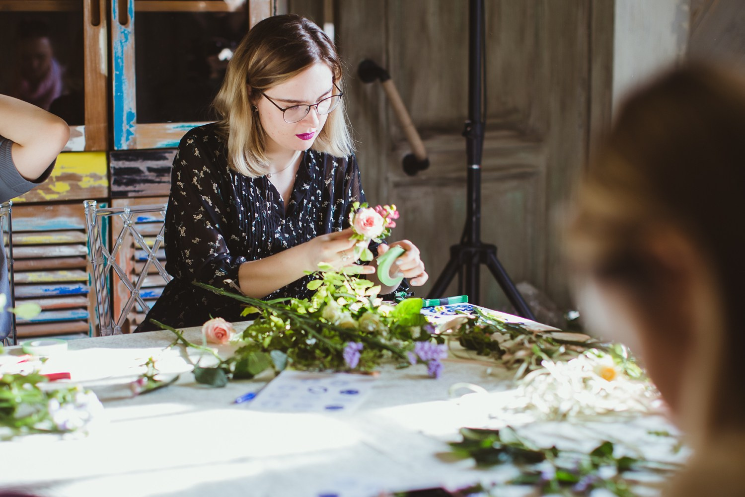 Флористический мастер-класс на мероприятие