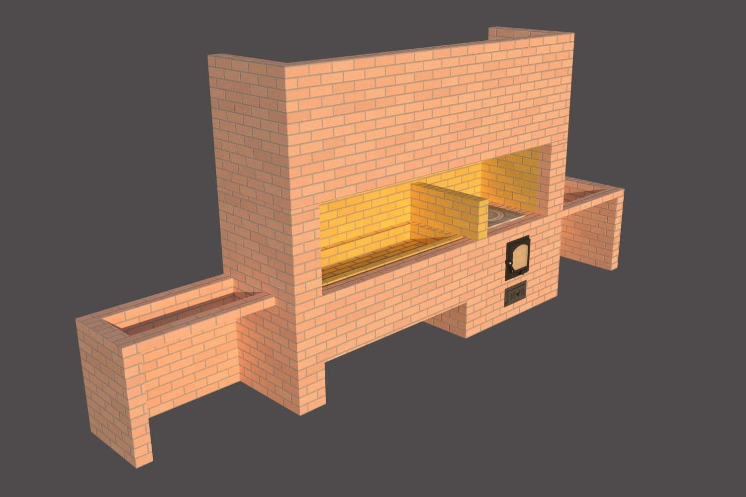 Комплексы барбекю. Огонь и Камень — Печи, Камины, Мангалы, Барбекю