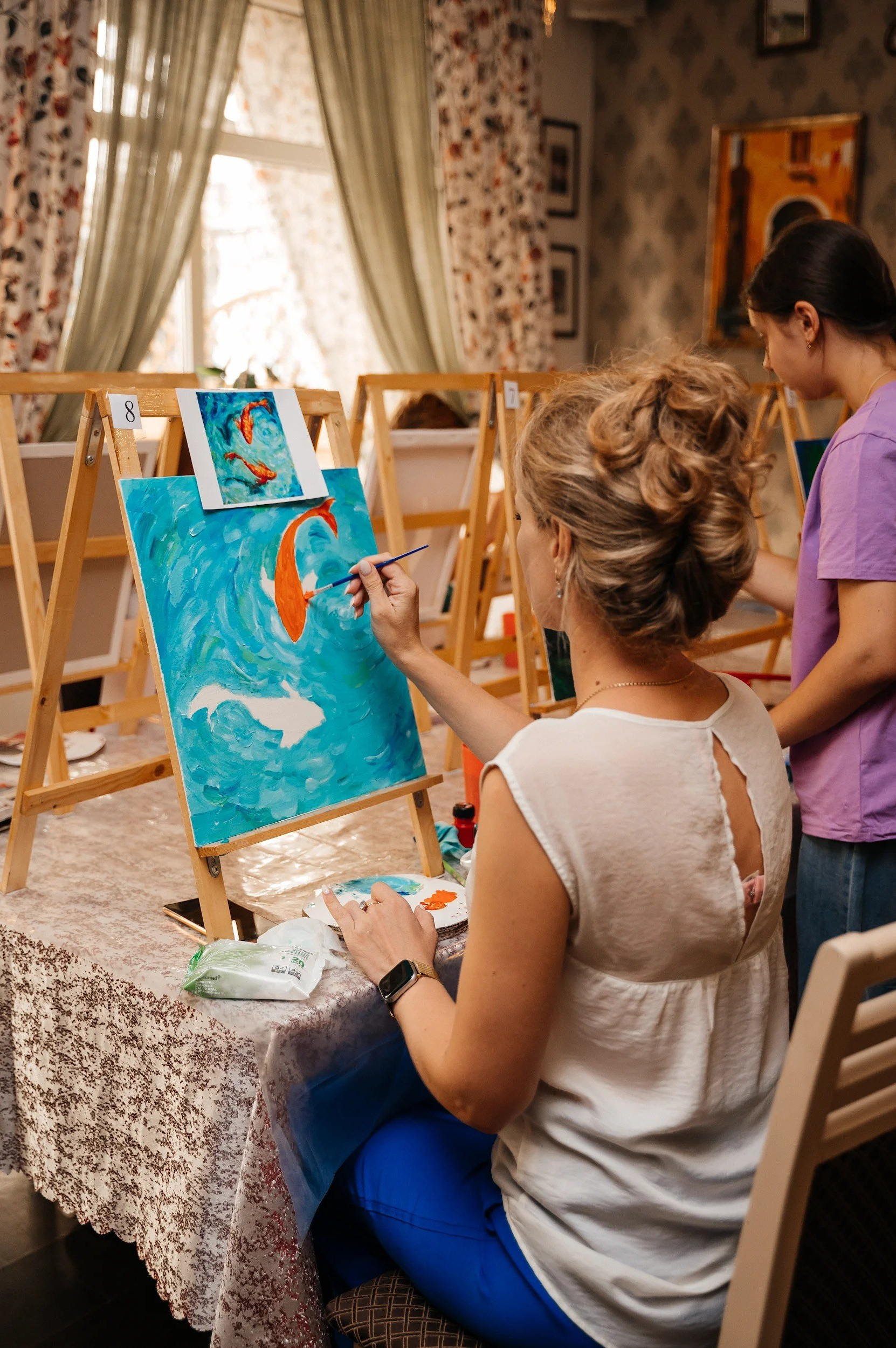 Арт-встреча «В наши окна смотрит лето». Художник Светлана Михайличенко. Картины ручной работы в наличии и под заказ