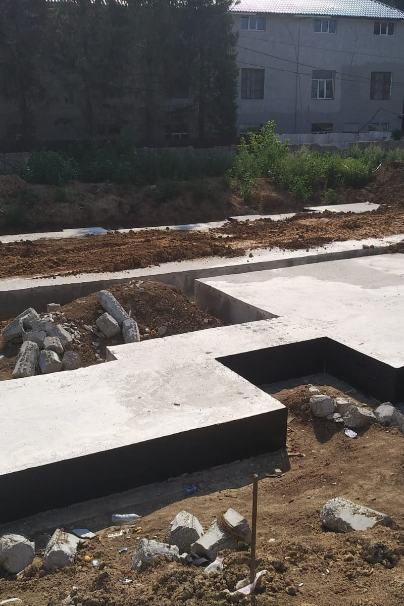 Фотографии рабочего процесса. Монолитное строительство домов в Самаре