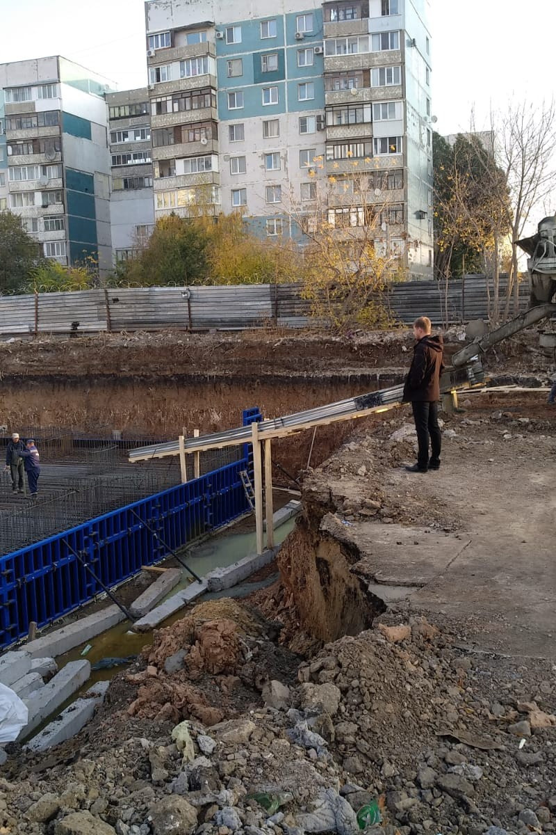 Фотографии рабочего процесса. Монолитное строительство домов в Самаре