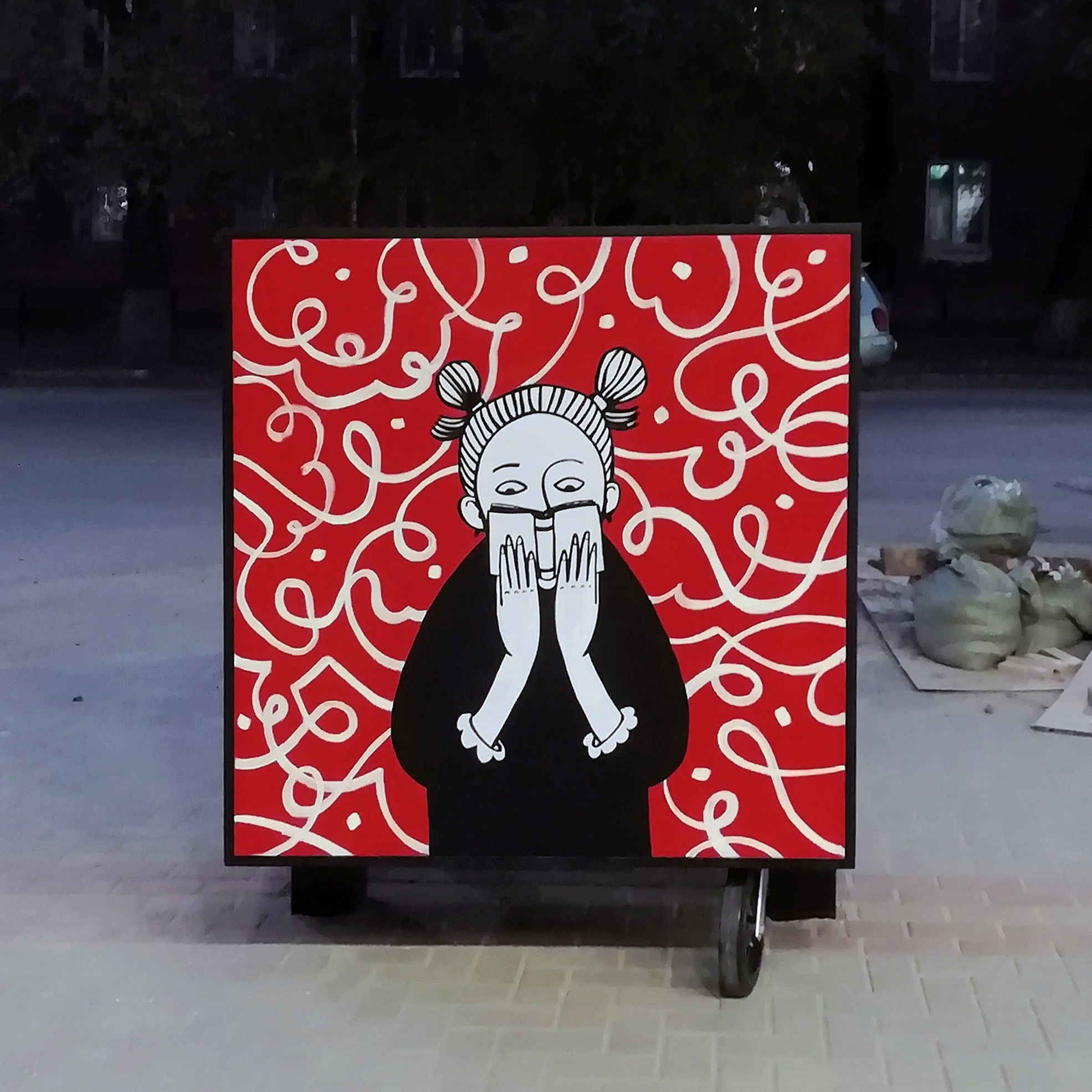 Шкаф. Художник Рыбак Николай