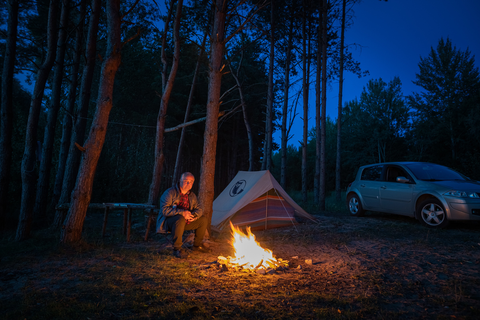 Съёмка заката солнца, луны, млечного пути и рассвета 3−4 августа 2019 г. Фотограф Евгений Стельмах в Молодечно и Минске