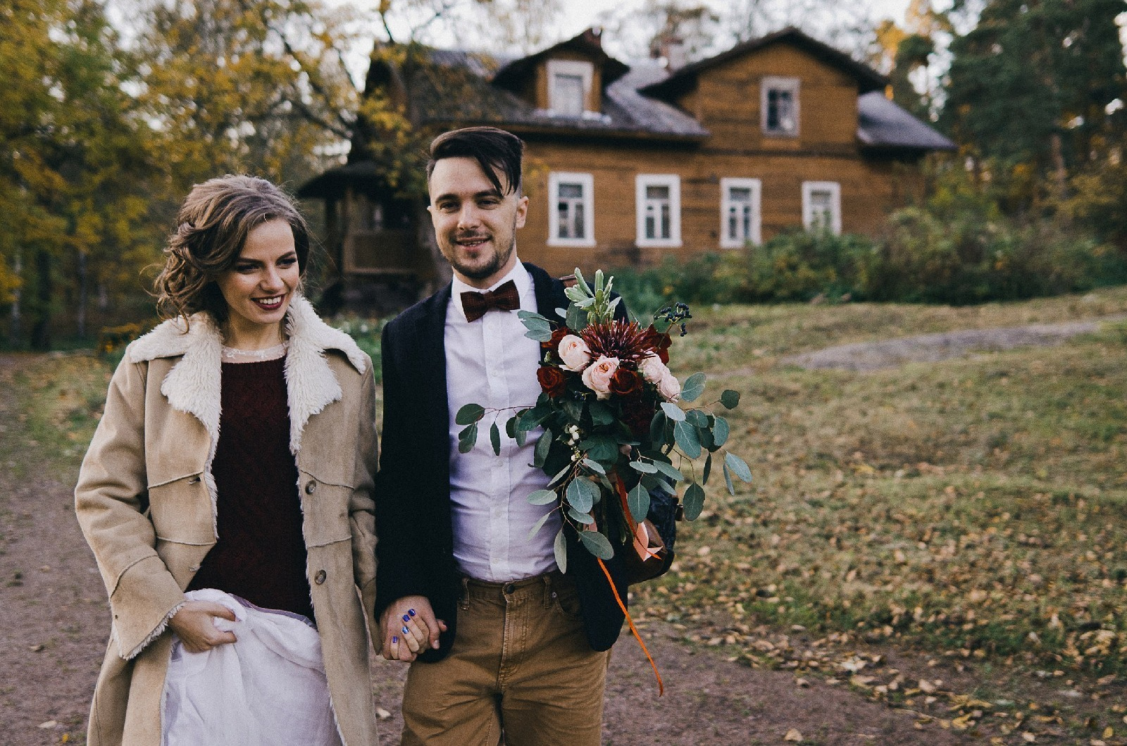 Что надеть жениху и невесте в холодное время года