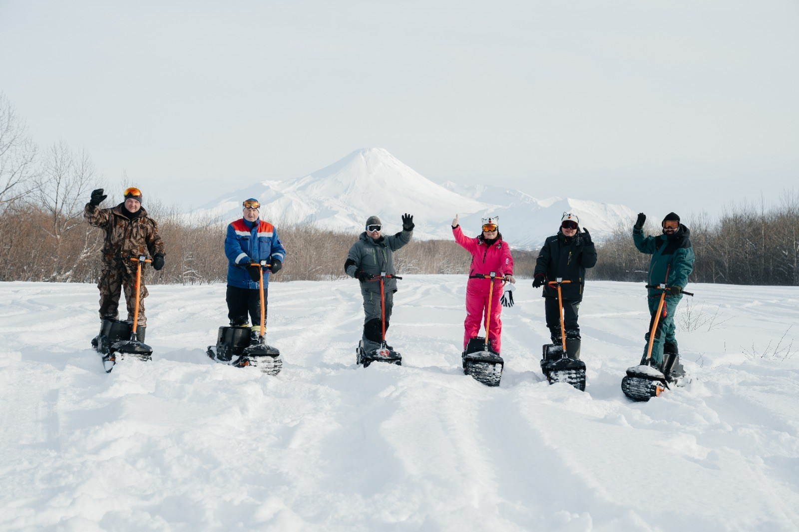 Катание на мотосноуборде. Время Камчатки: чтобы найти свой путь, нужно скорость умножить на время