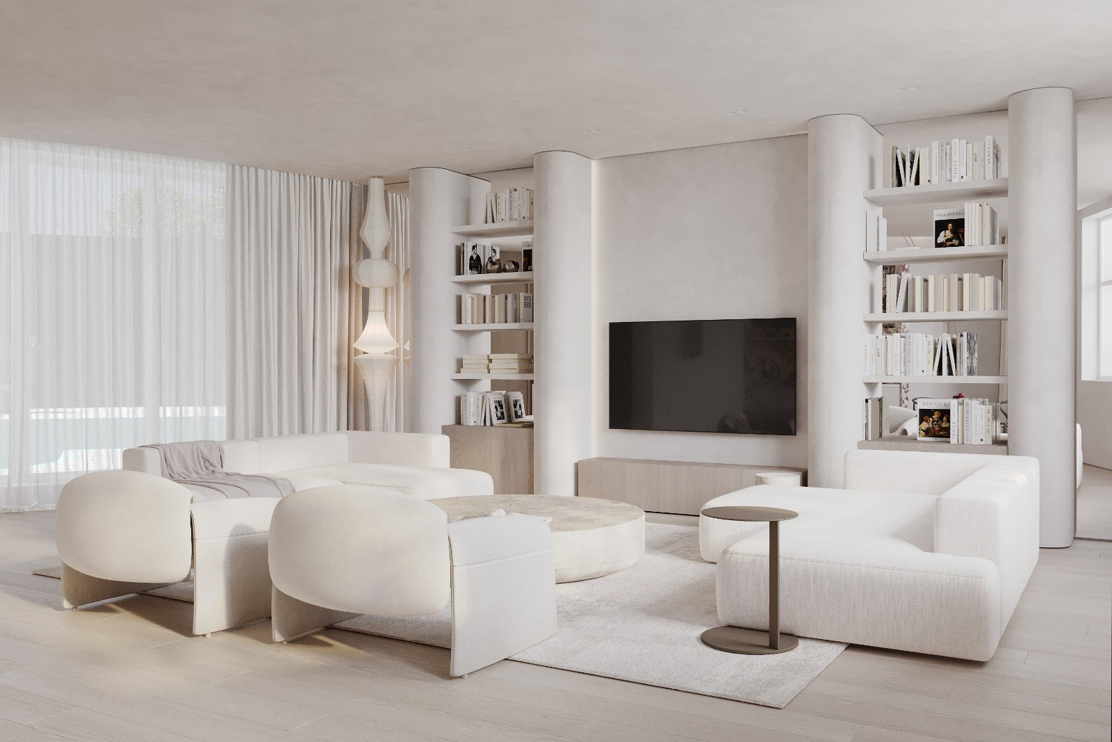 Обзор процесса создания интерьерного кадра. Рендер на проекте.ру