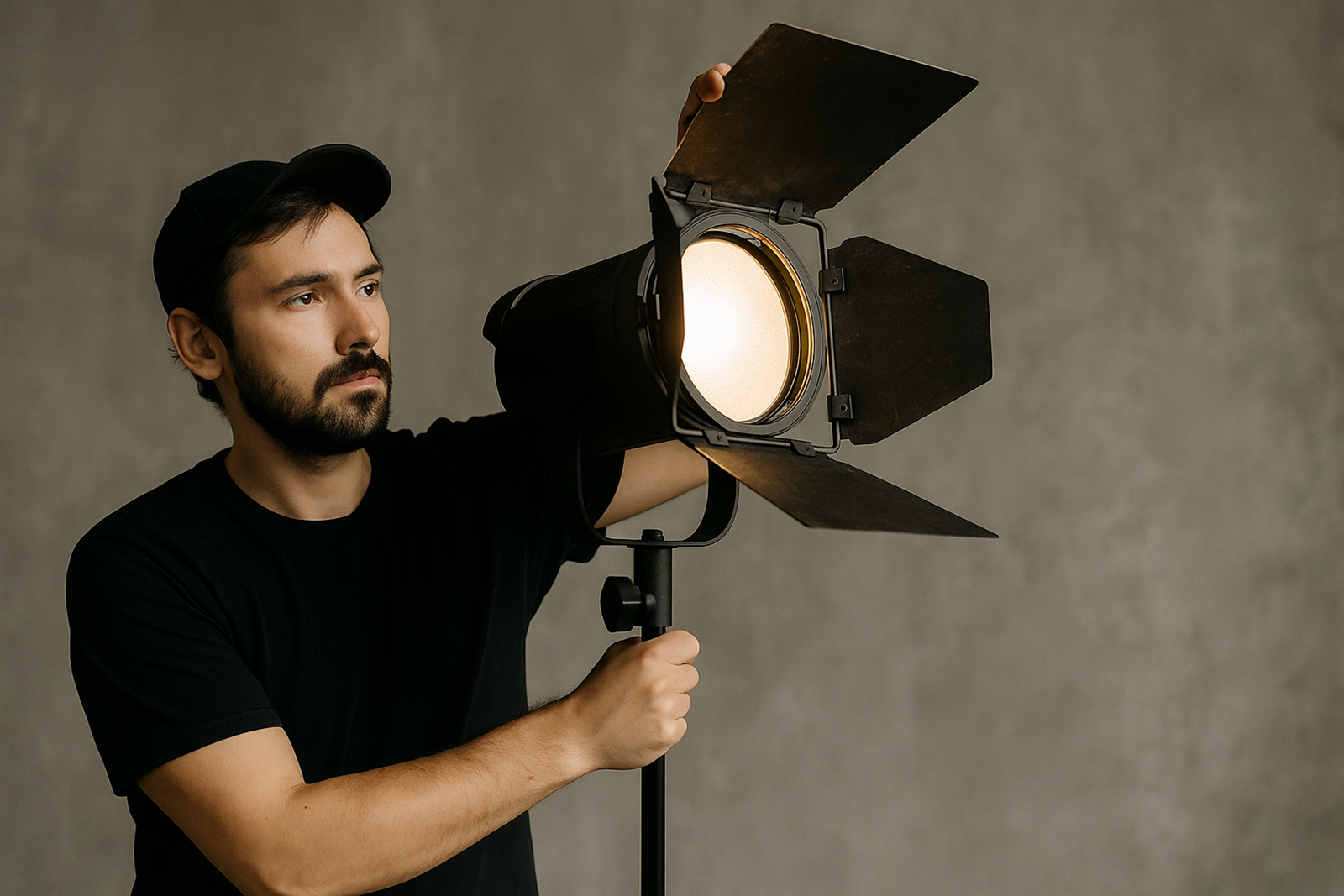 гаффер световик для помощи на съемке и работе с техническим райдером