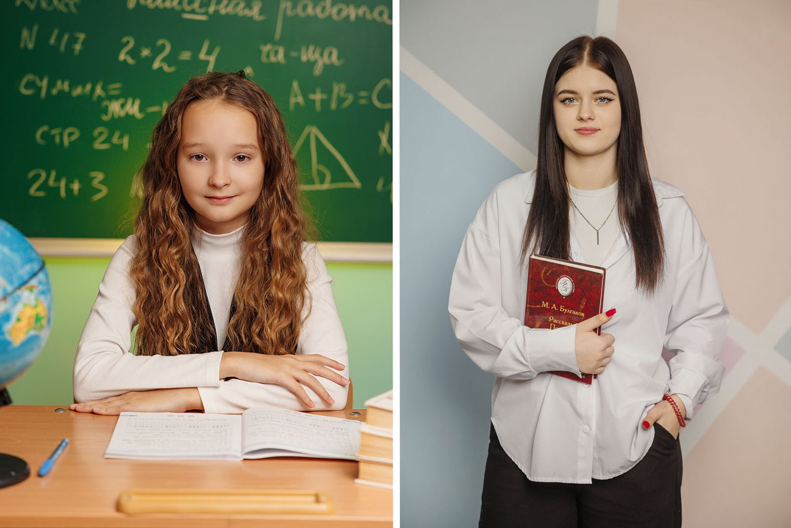 Виньетки и общие фото. СИГМА | Студия выпускных альбомов Красноярск