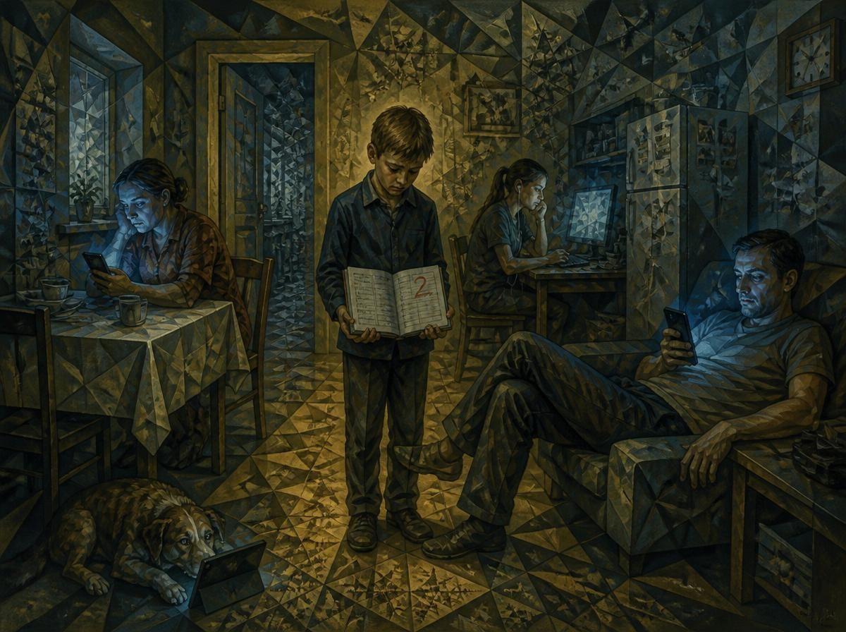 Опять двойка. Художник Ромен Оганян