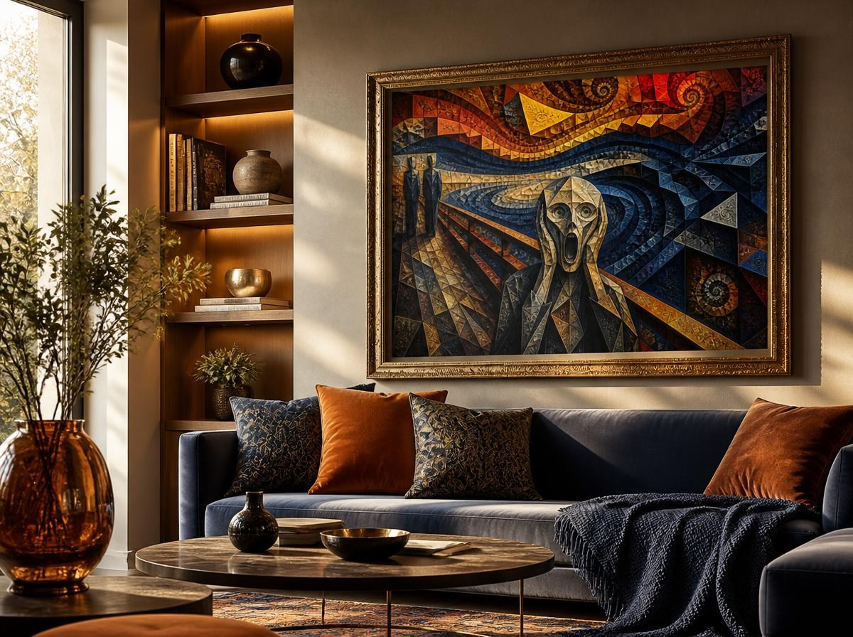Крик Интерпретация. Цена: 215000 р. Художник Ромен Оганян