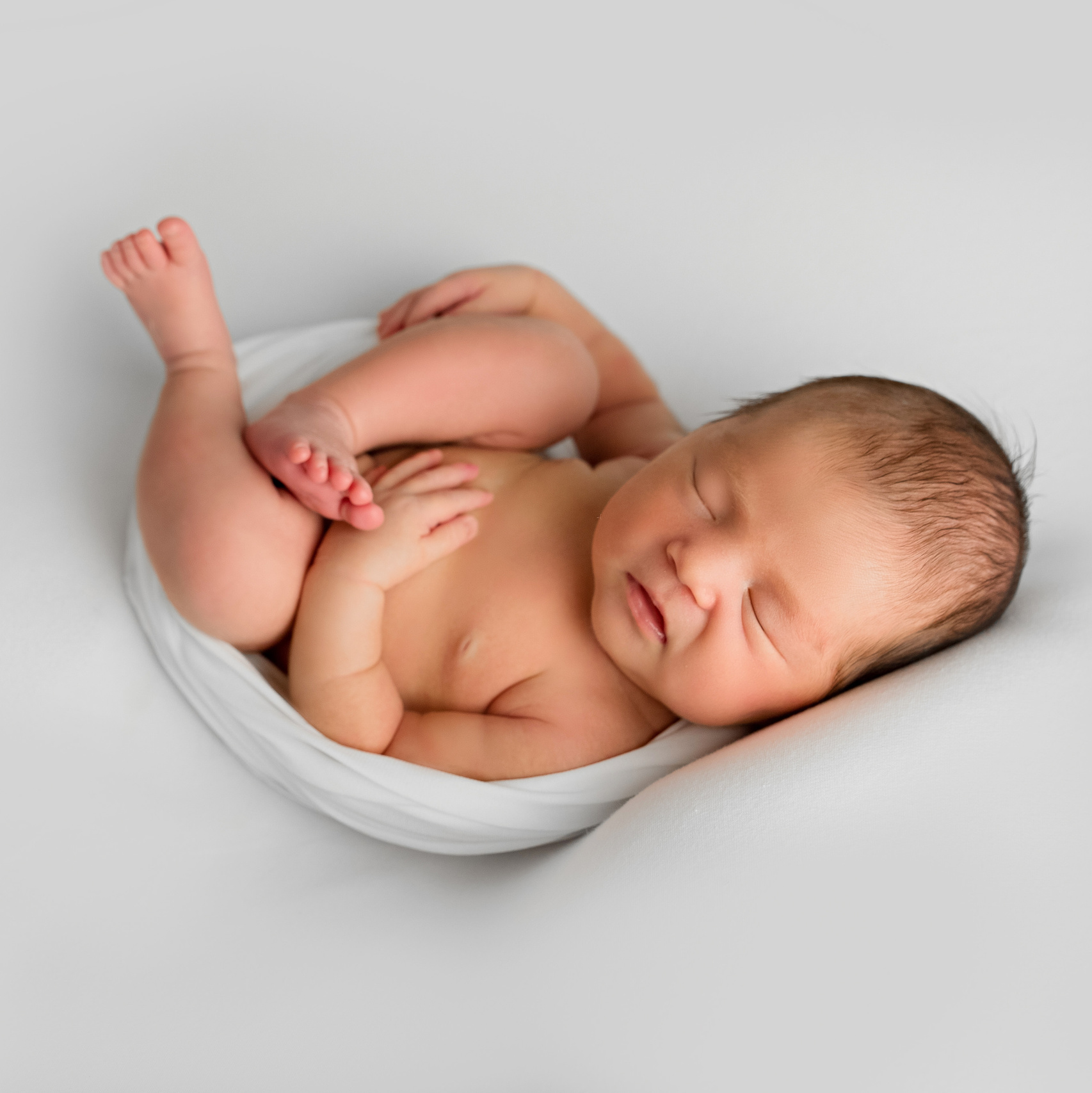 Минималистичный стиль детской фотосессии 