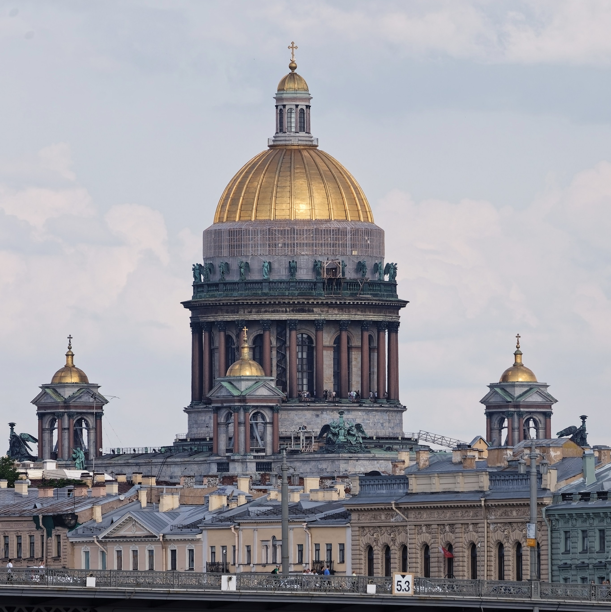 Купол Исаакиевского собора Санкт-Петербург