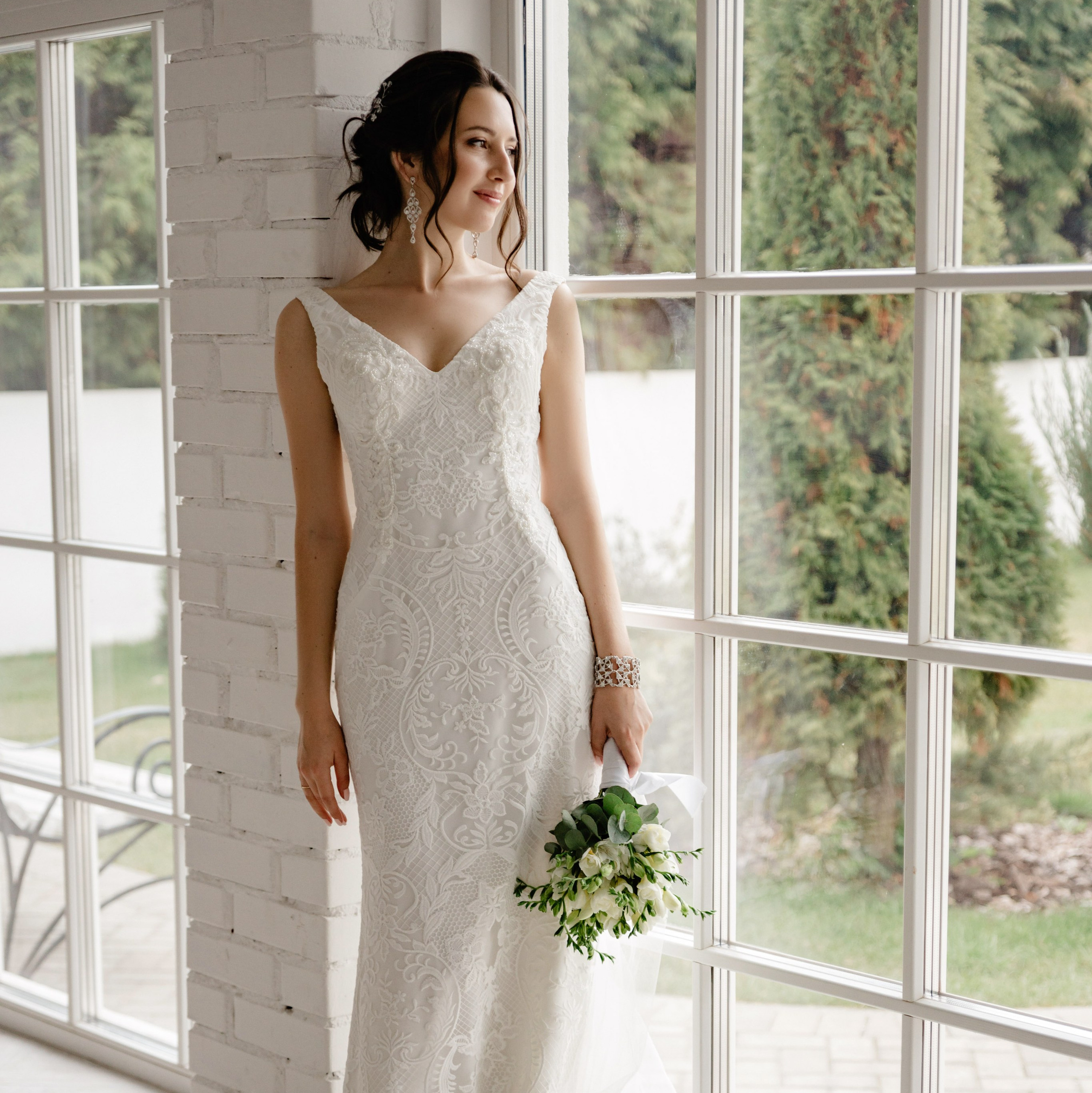 Пример светлой и воздушной свадебной фотосессии