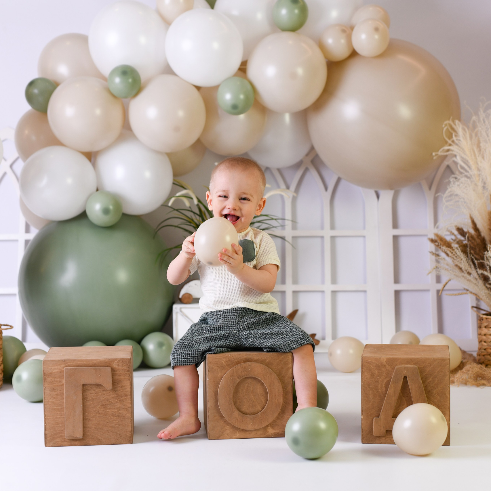 Мой Первый Годик!. Семейный и детский фотограф в Красноярске Мила Черкасова