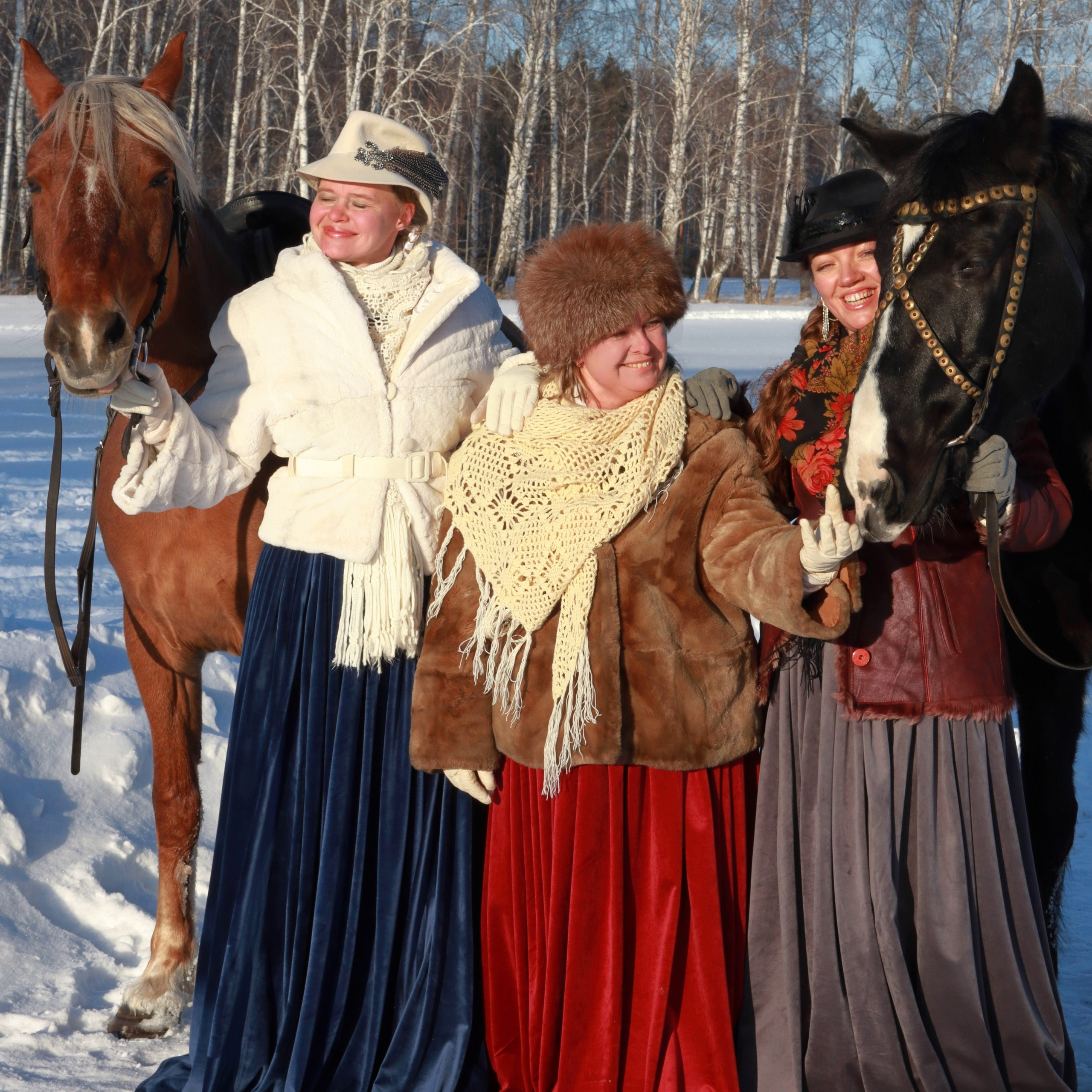 Зимняя конная охота. Фотохудожник Светлана Финадеева. Челябинск