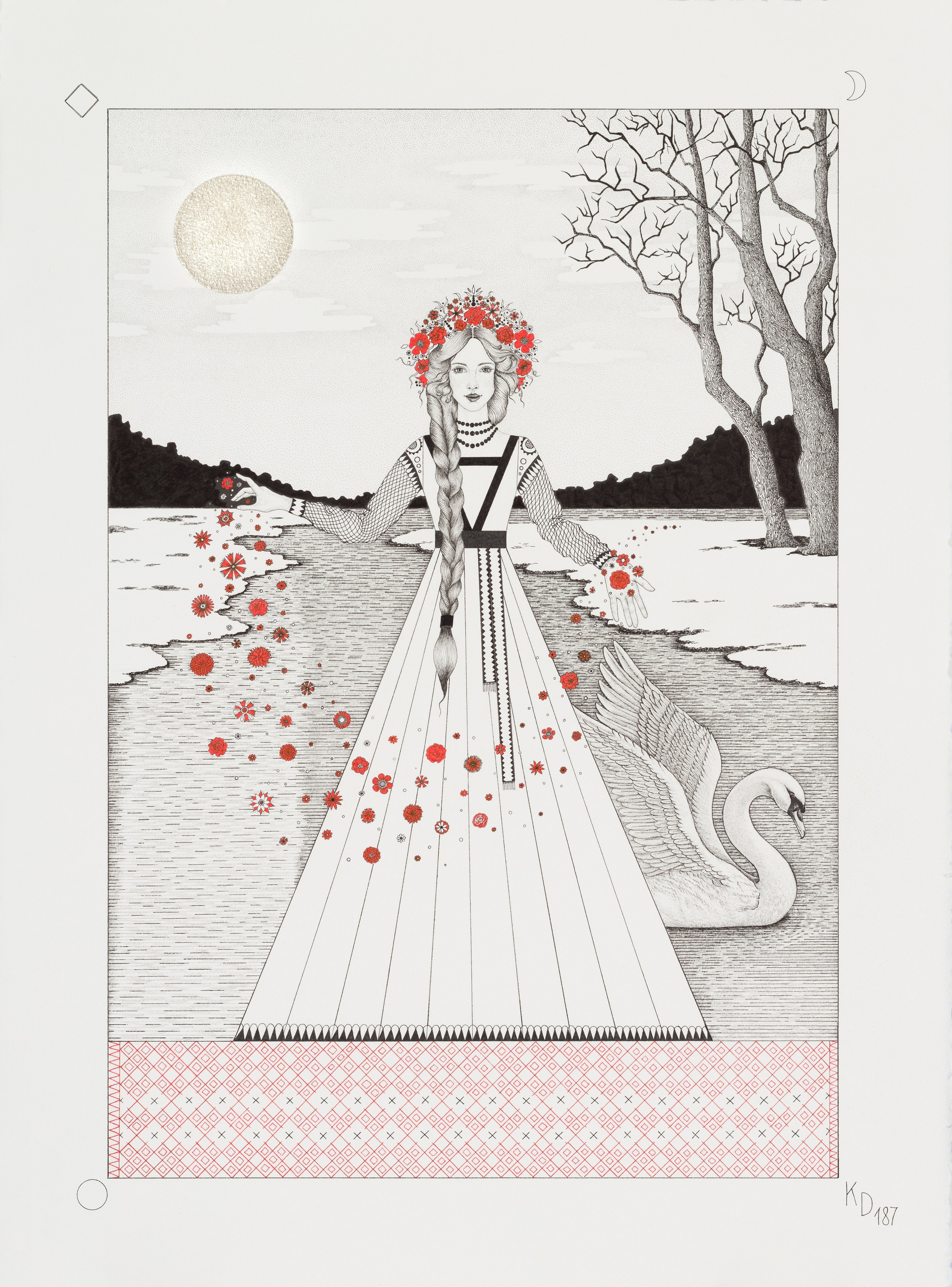 Оживляю рушники. Ksenia Dolinskaya artist