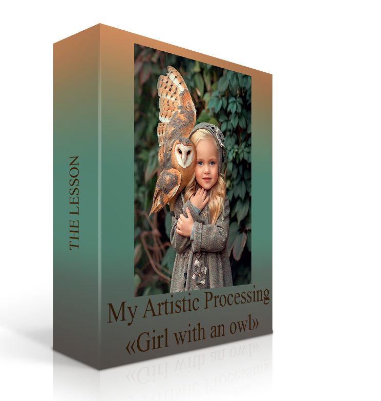 Girl with owl. Photographer Elena Michelle